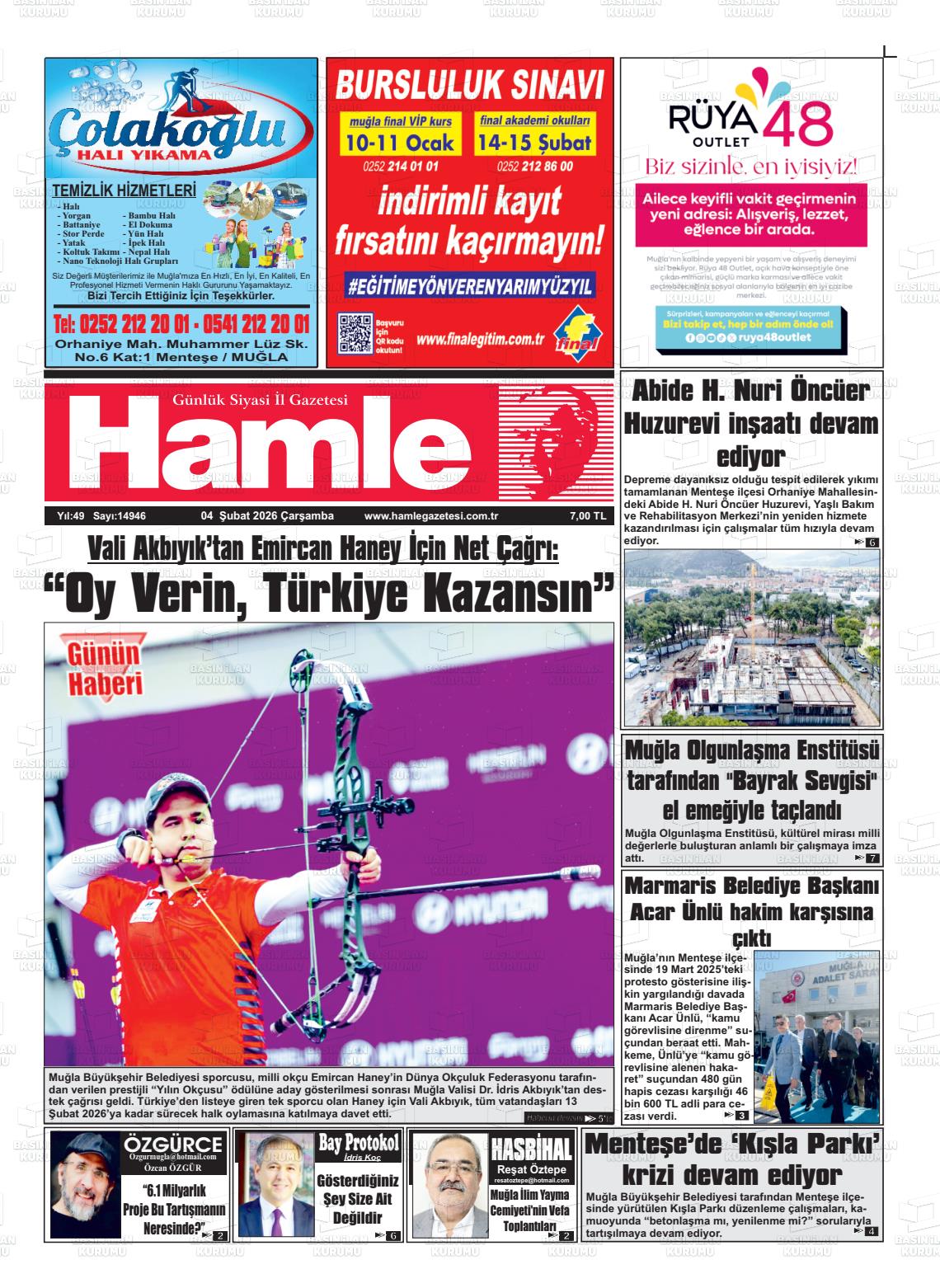 Mugla Hamle 04.02.2026