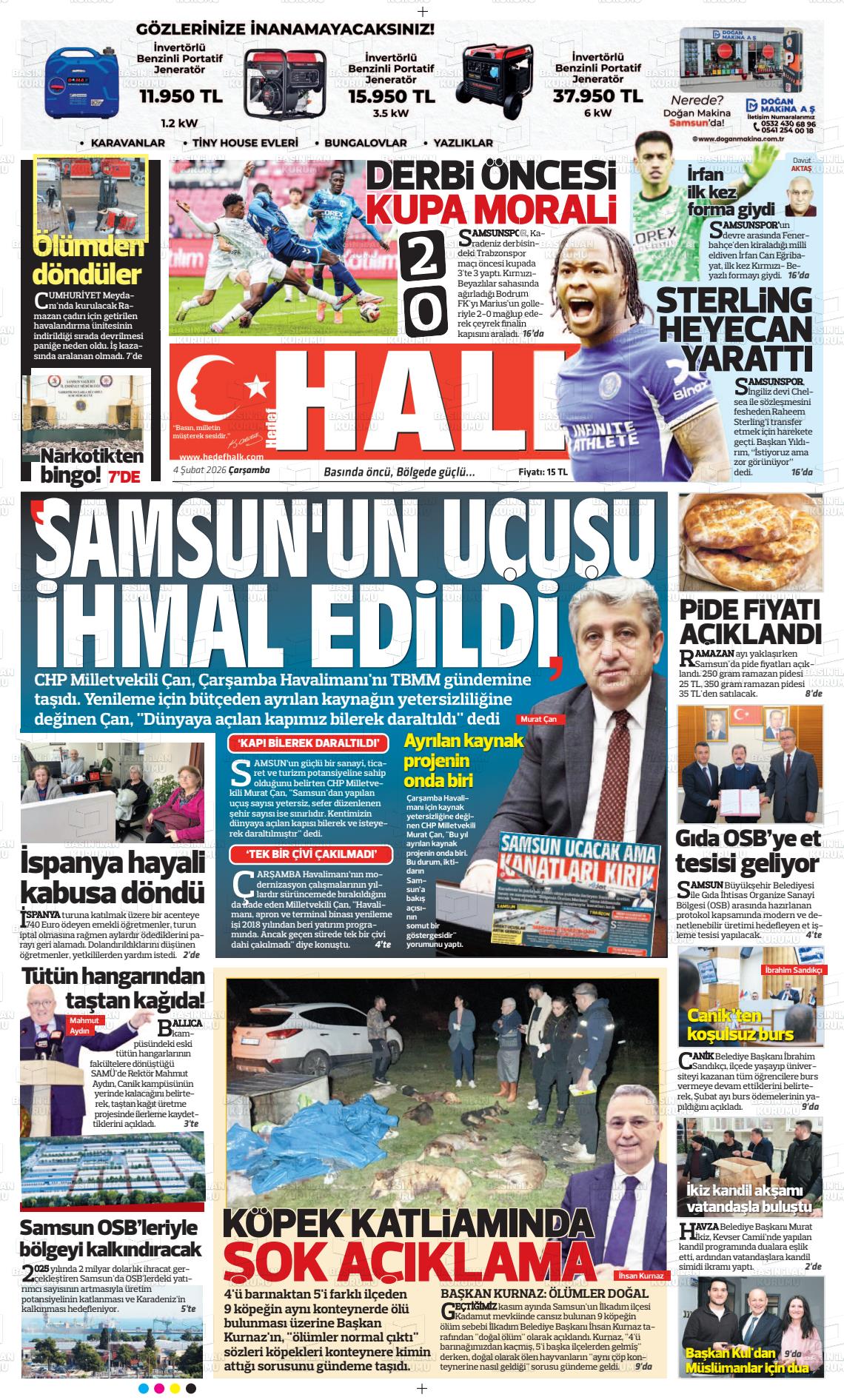 Samsun Hedefhalk 04.02.2026