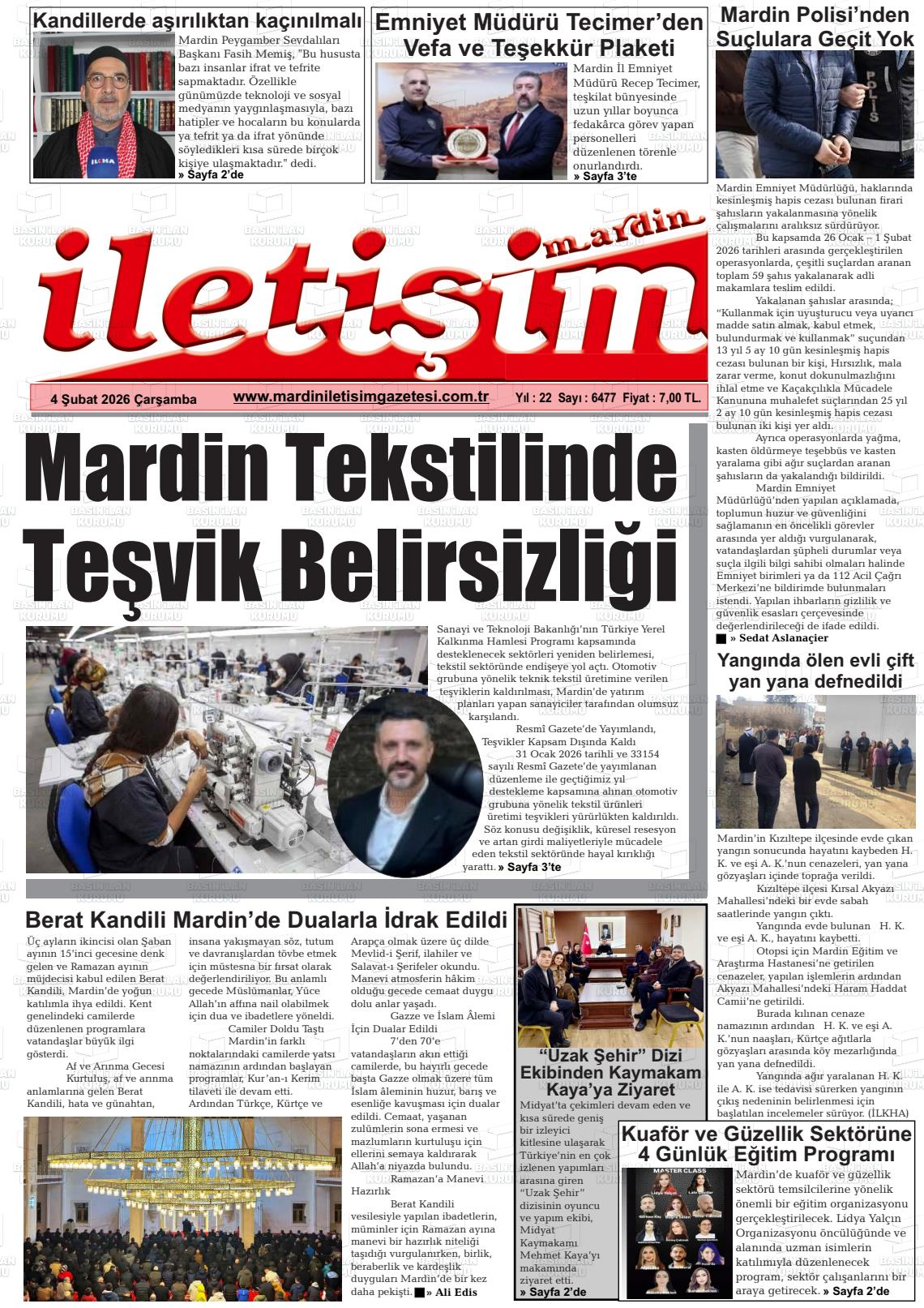 Mardin Iletisim 04.02.2026