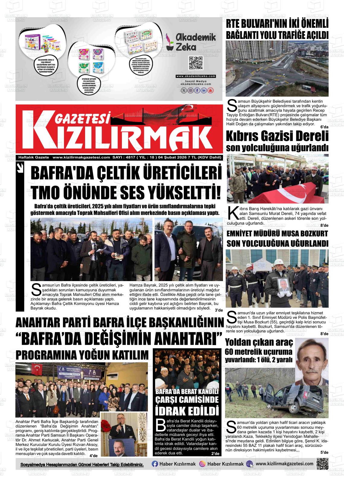 Samsun Kizilirmak 04.02.2026