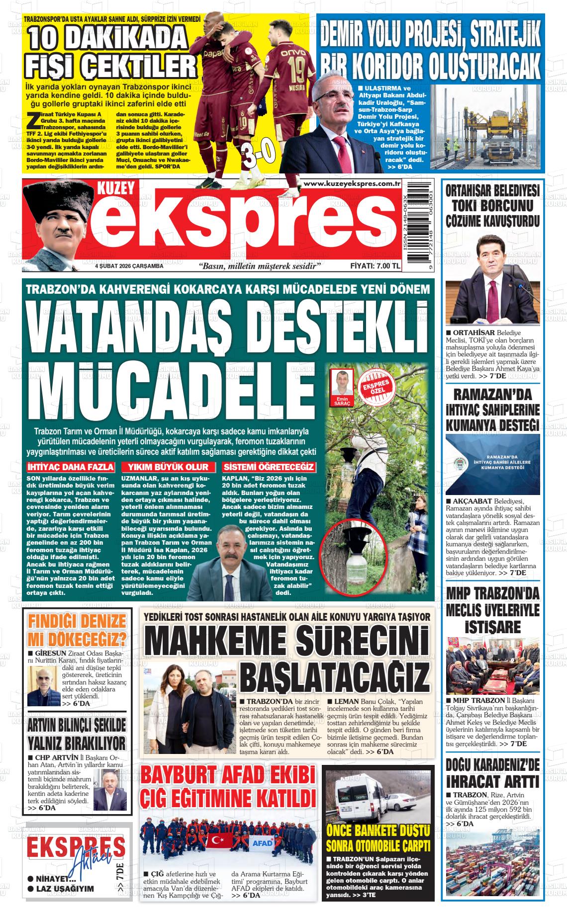 Trabzon Kuzeyekspres 04.02.2026