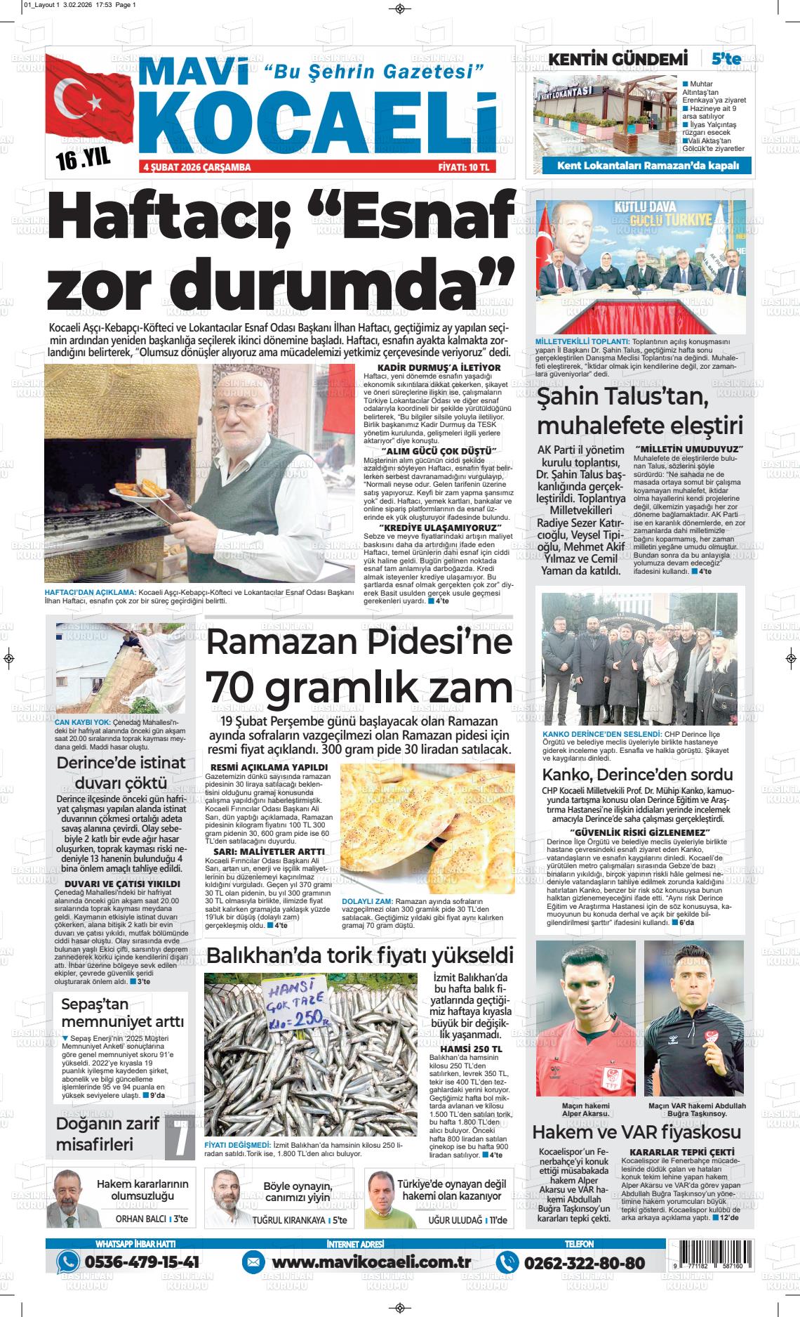Kocaeli Mavi 04.02.2026