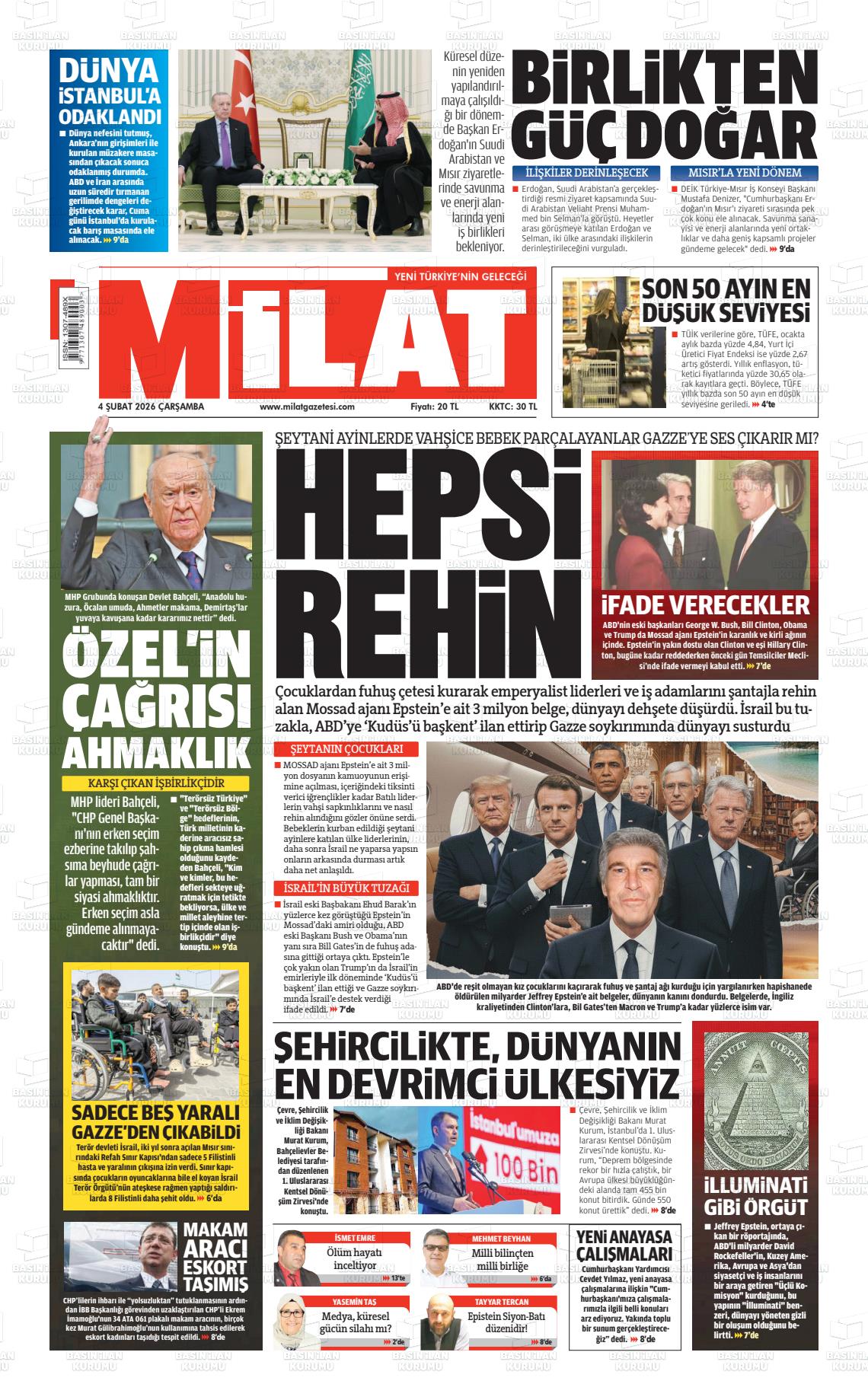 Milat Gazetesi 04.02.2026