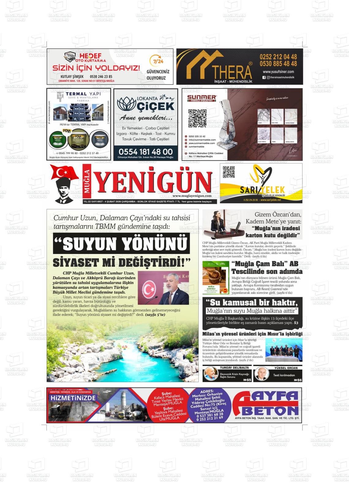 Mugla Yenigun 04.02.2026