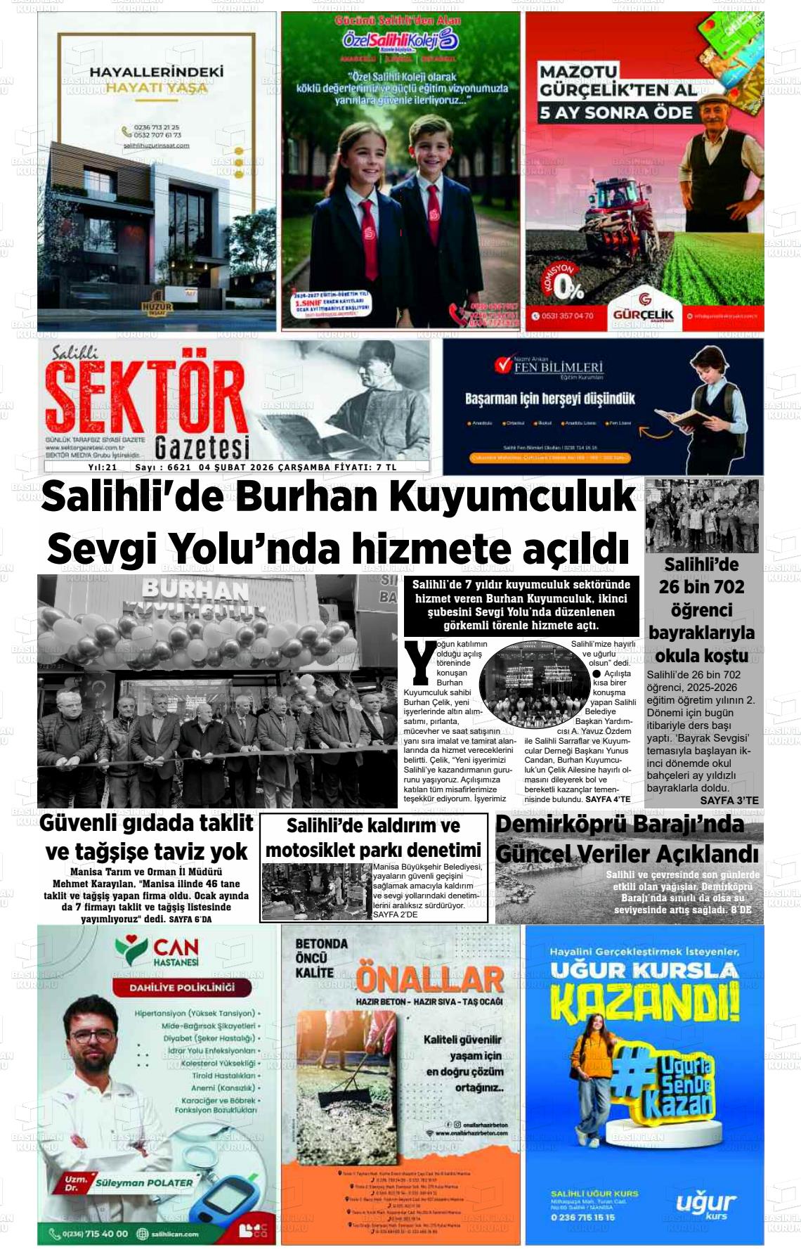 Manisa Salihlisektor 04.02.2026