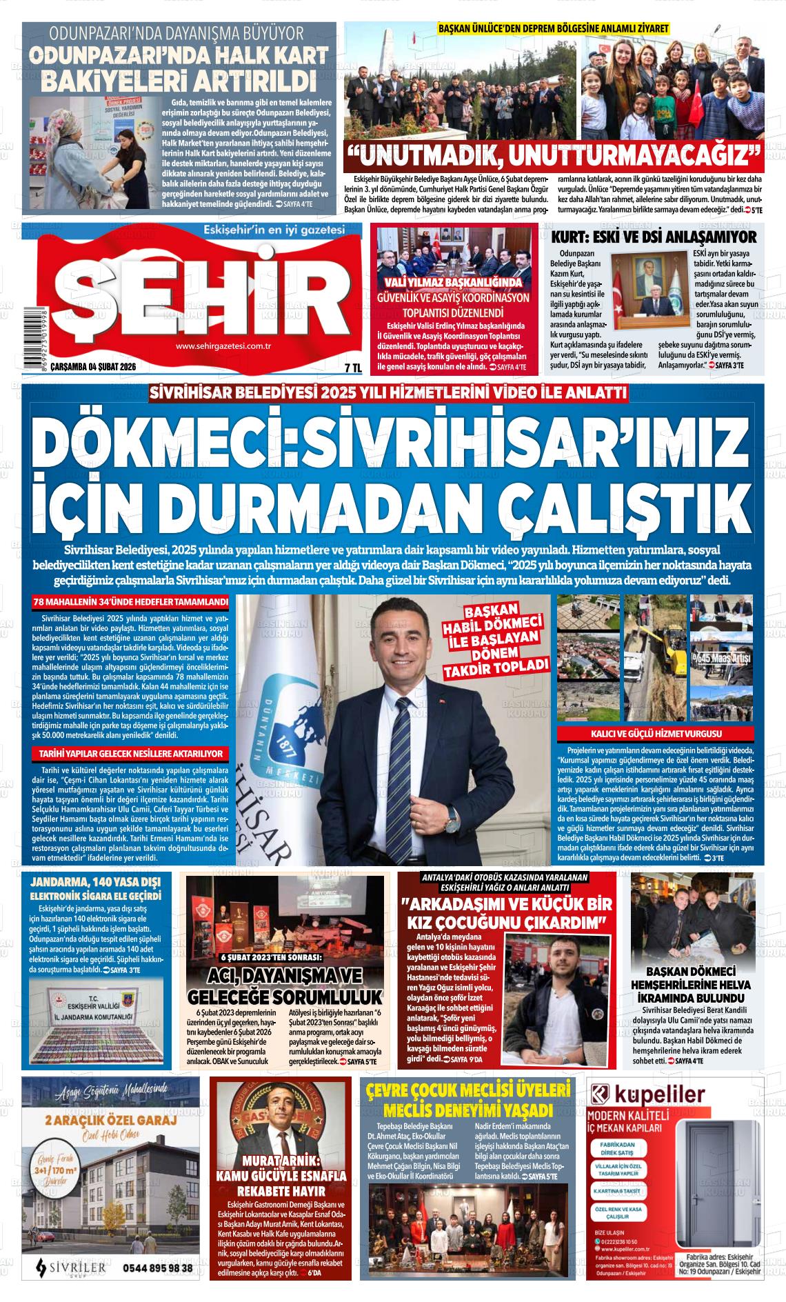 Eskisehir Sehir 04.02.2026