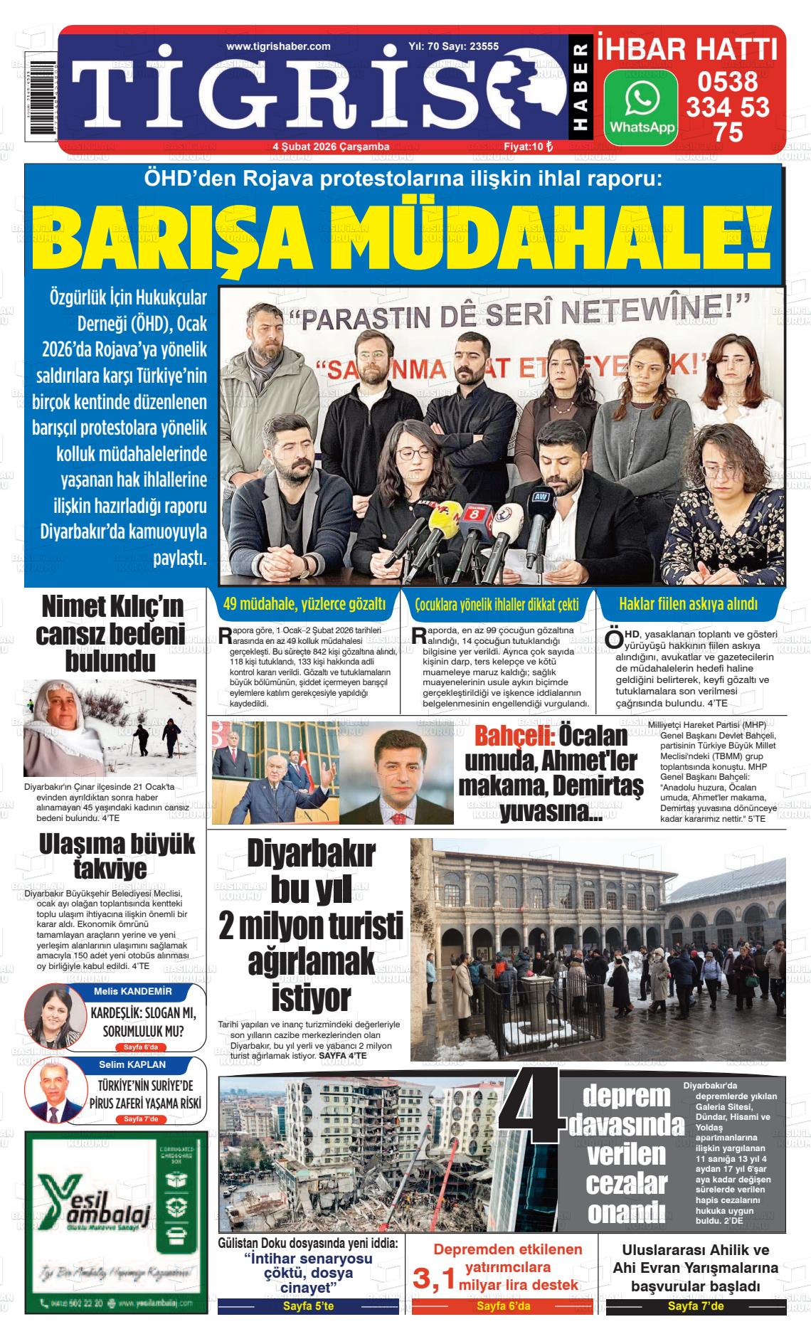 Diyarbakir Tirgis 04.02.2026