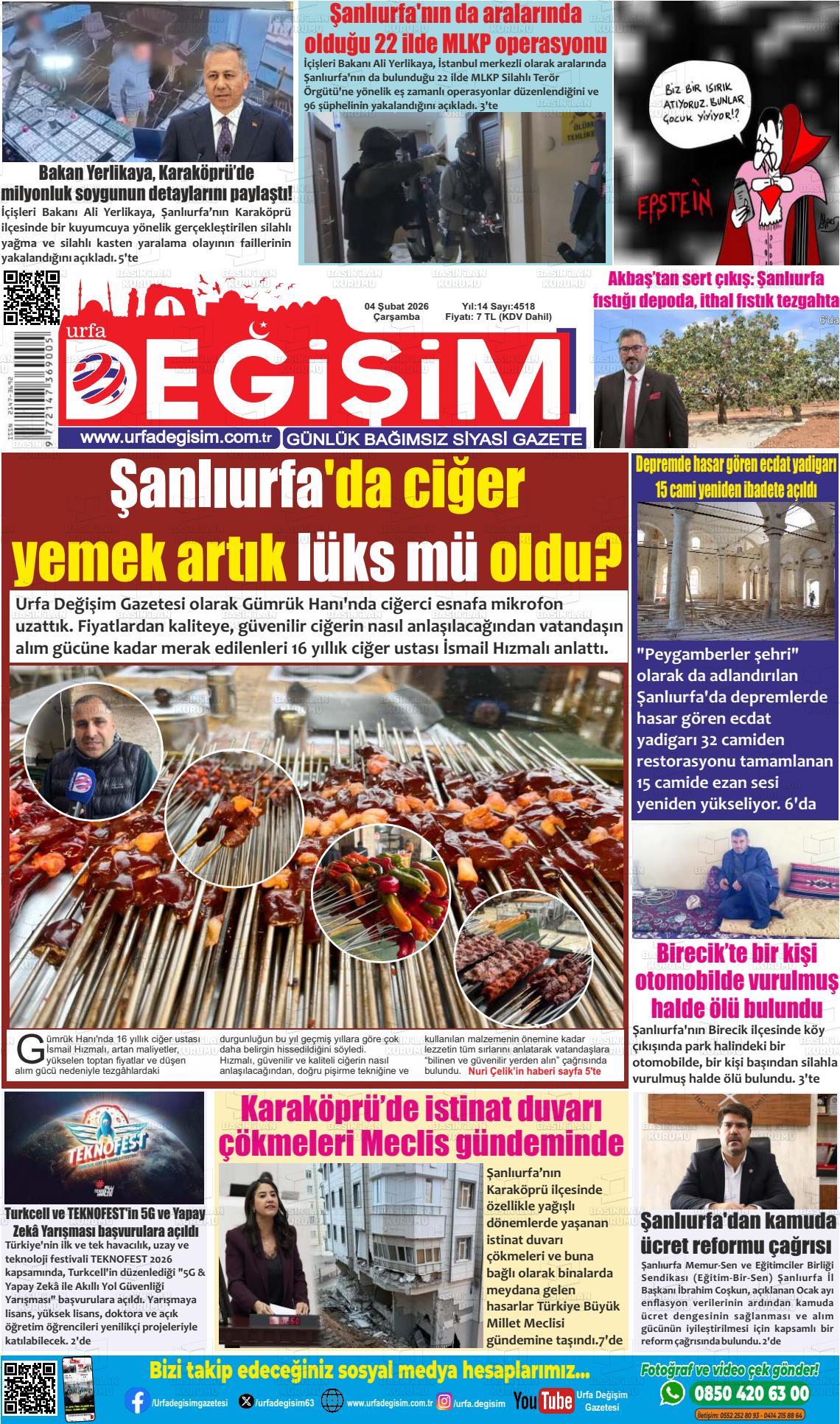 Sanliurfa Urfastar 04.02.2026