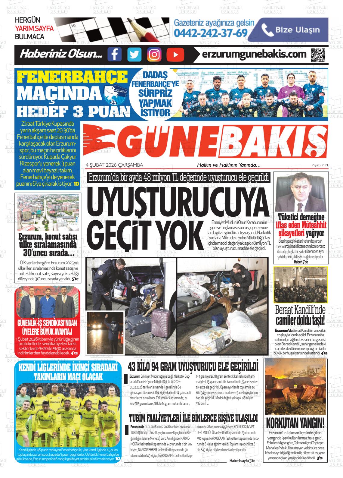 Erzurum Yenikusak 04.02.2026