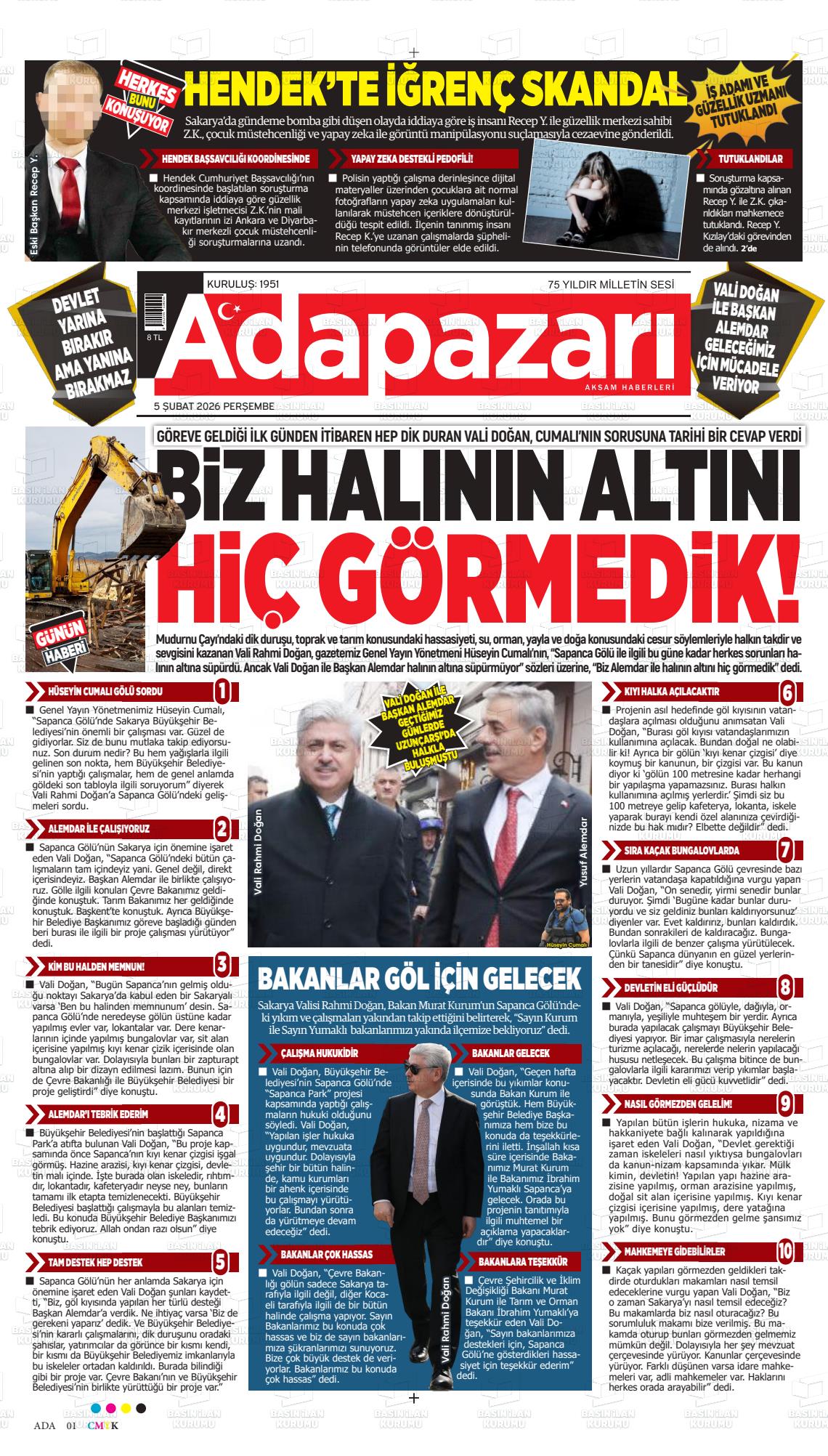 Sakarya Adapazariaksamhaberleri 05.02.2026