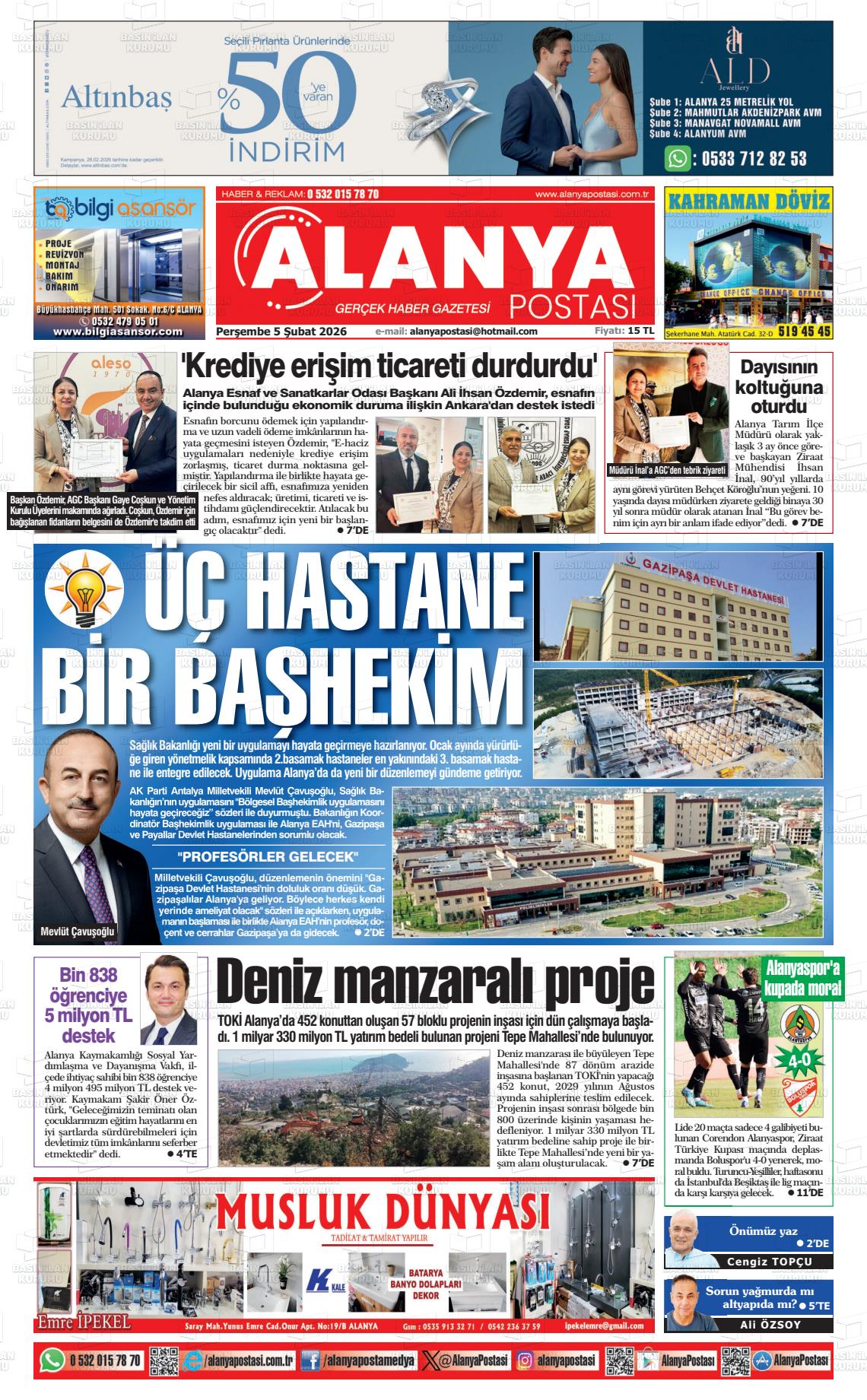 Antalya Alanyapostasi 05.02.2026