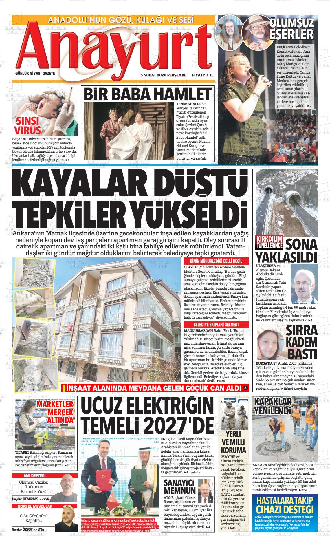 Ankara Anayurt 05.02.2026