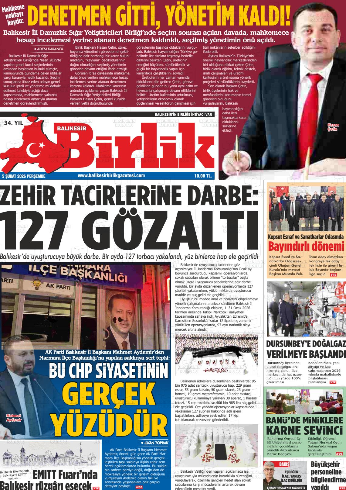 Balikesir Birlik 05.02.2026