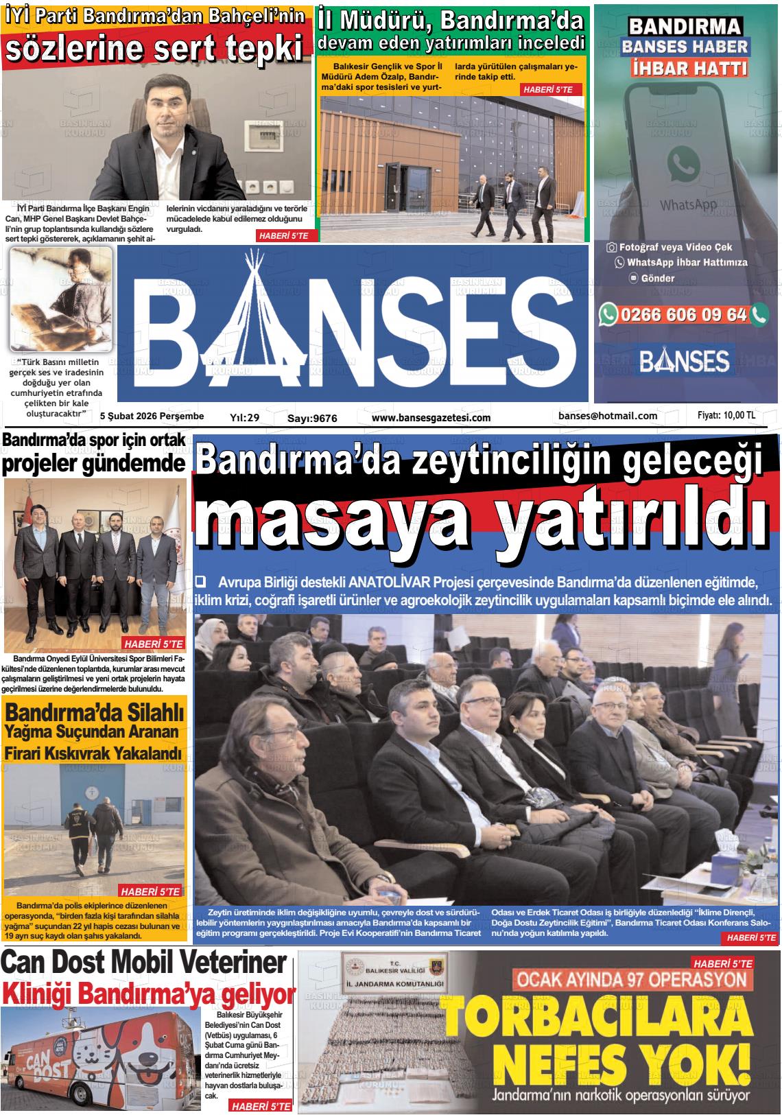 Balikesir Banses 05.02.2026