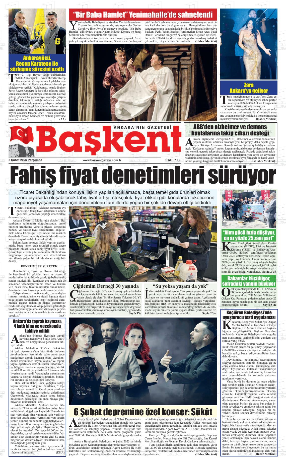 Ankara Baskent 05.02.2026