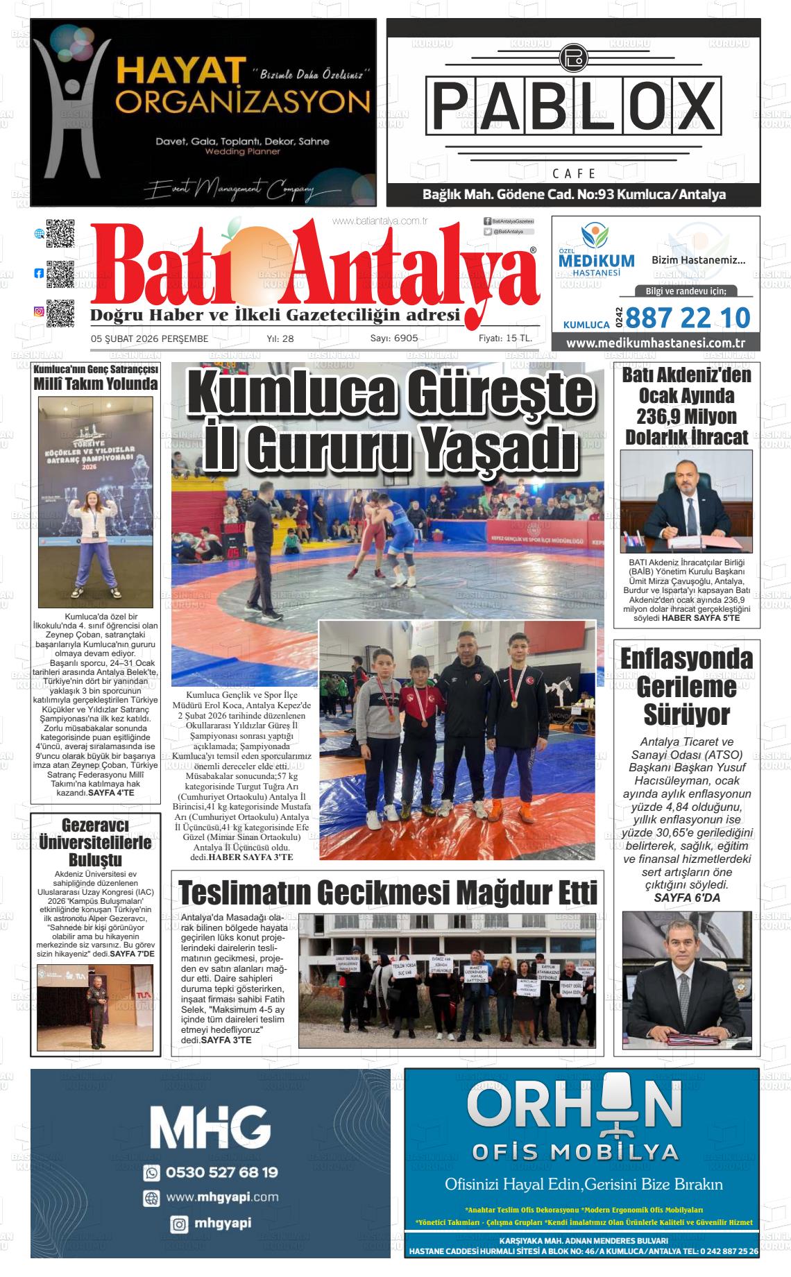 Antalya Bati 05.02.2026