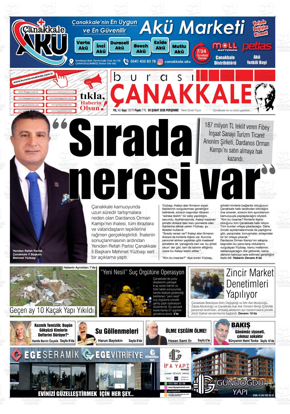 Canakkale Burasi 05.02.2026