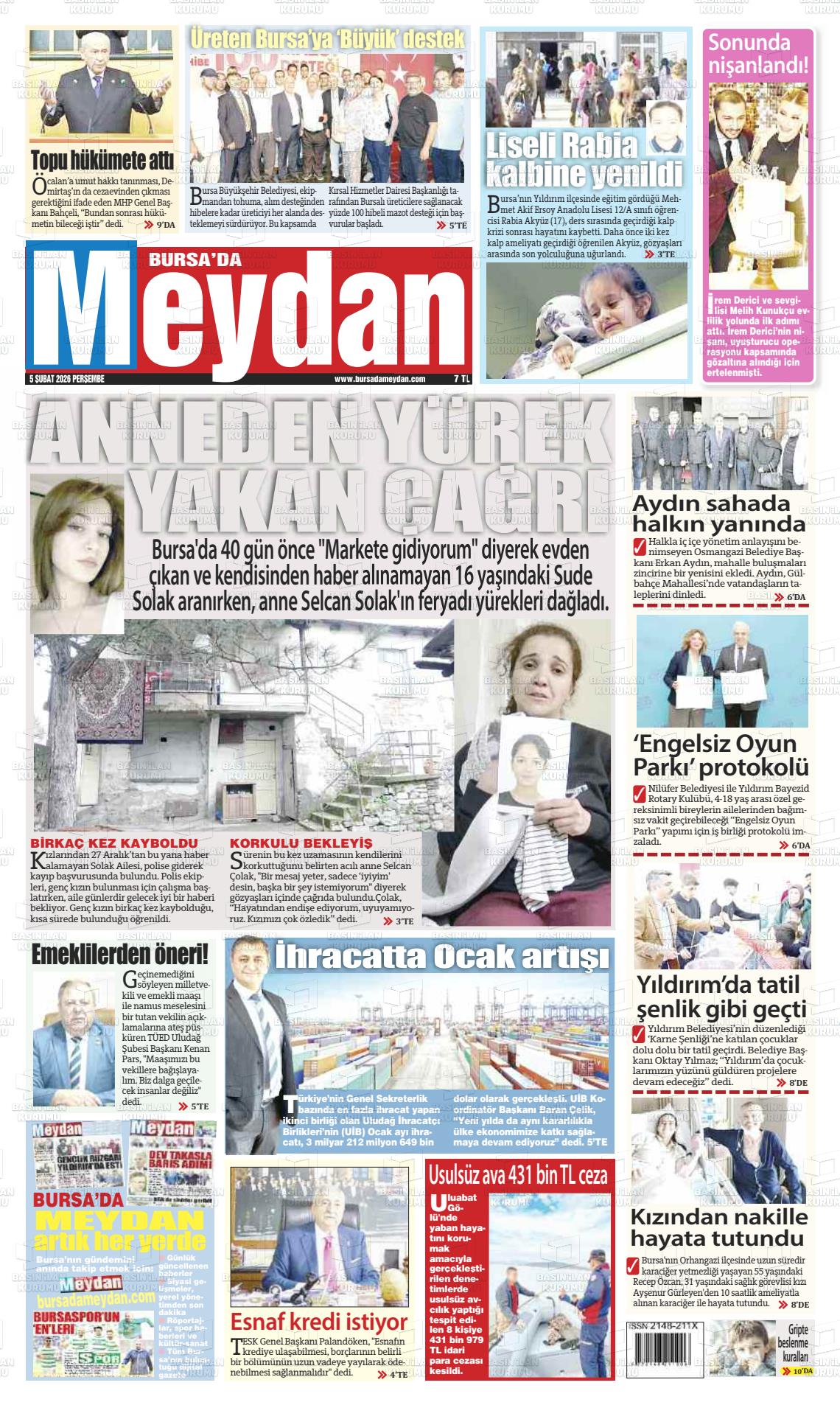Bursa Dameydan 05.02.2026