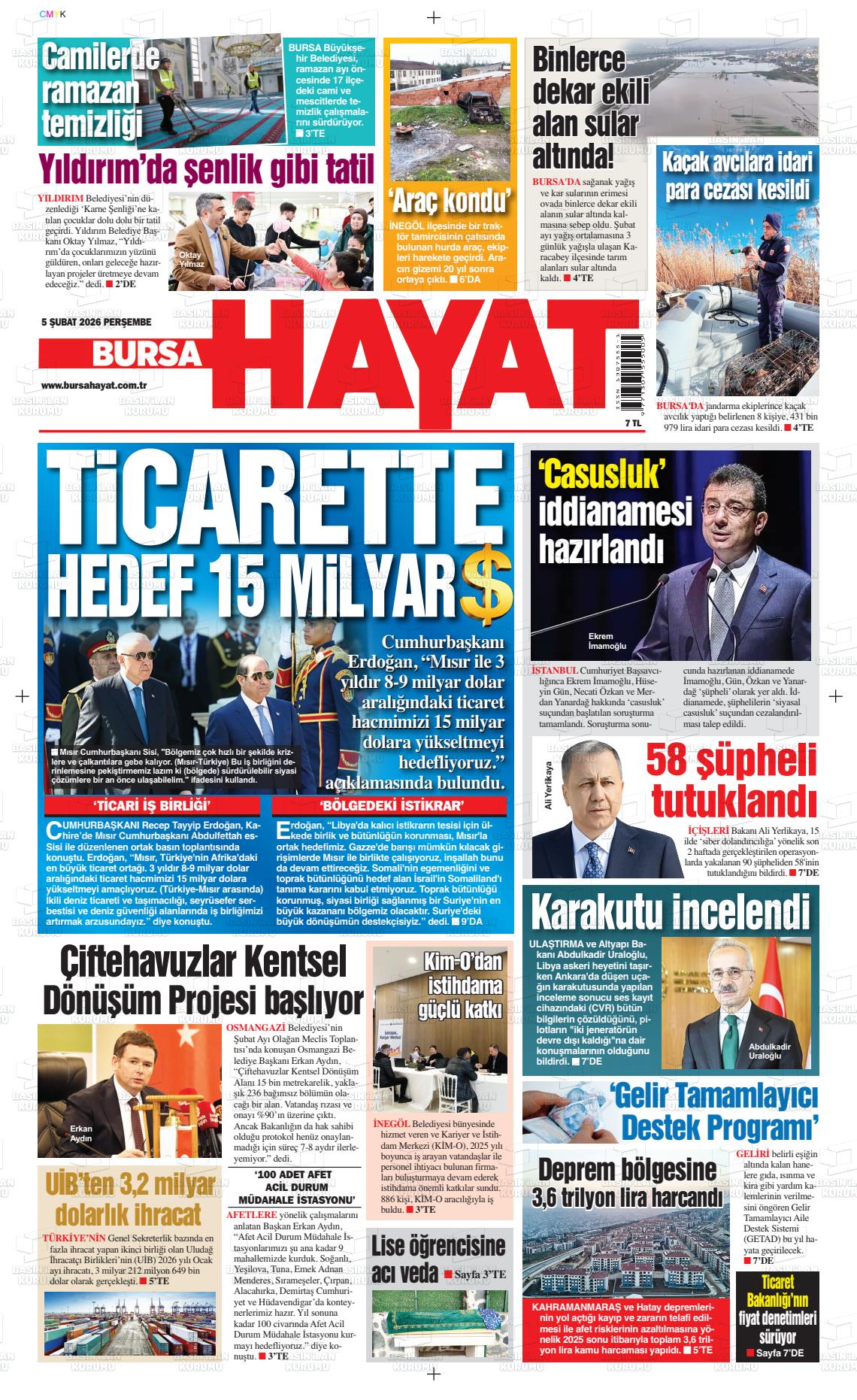 Bursa Hayat 05.02.2026