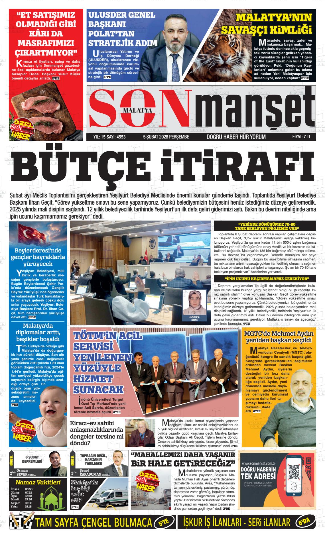Malatya Busabah 05.02.2026