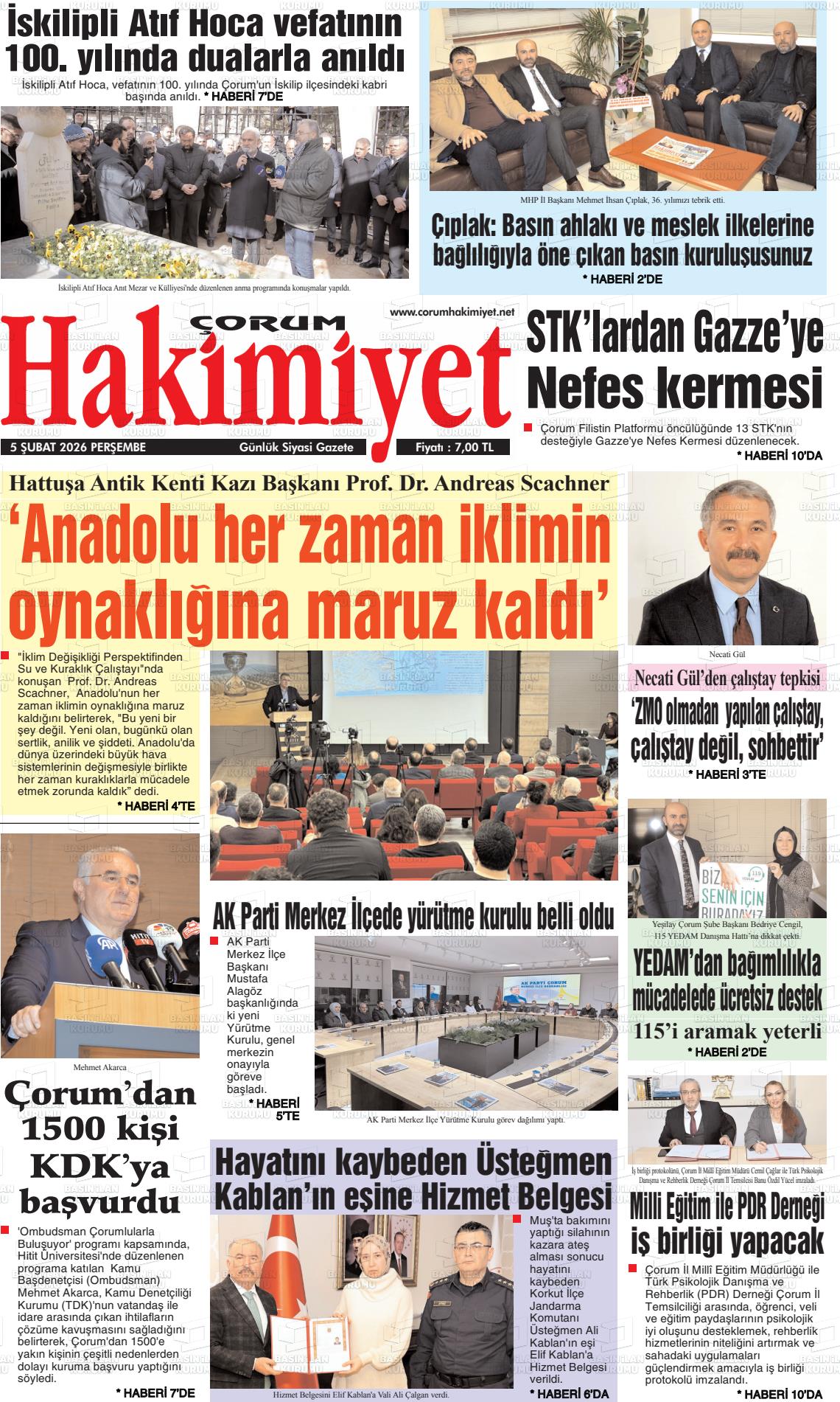 Corum Hakimiyet 05.02.2026