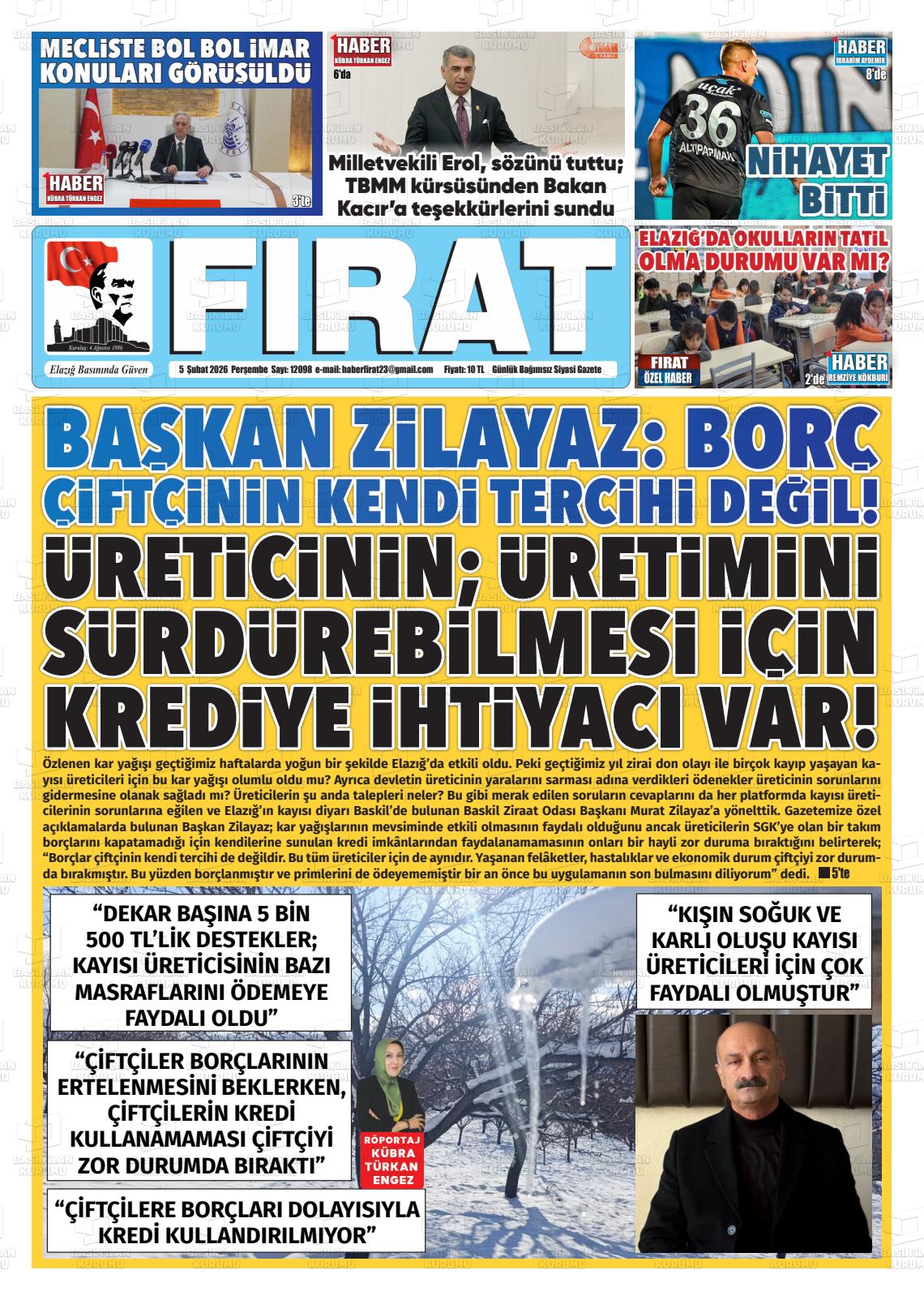 Elazig Firatgazetesi 05.02.2026