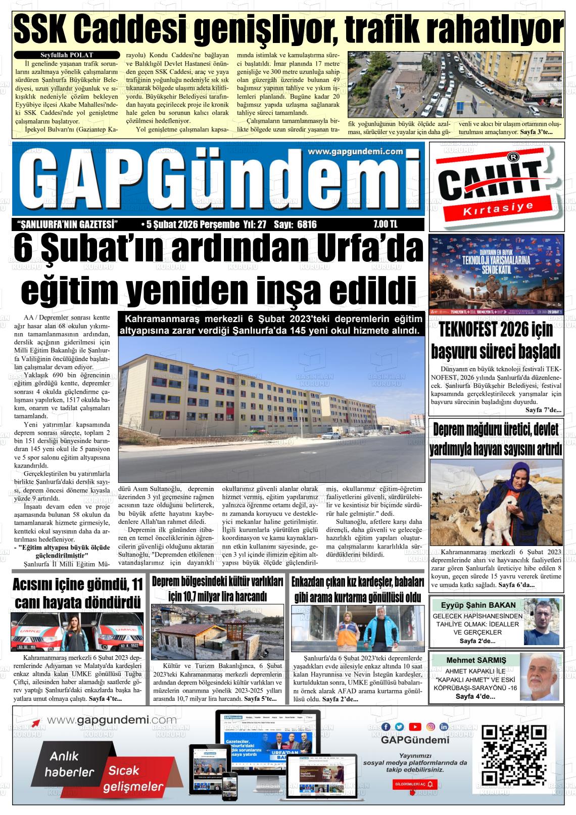Sanliurfa Gapgundemi 05.02.2026