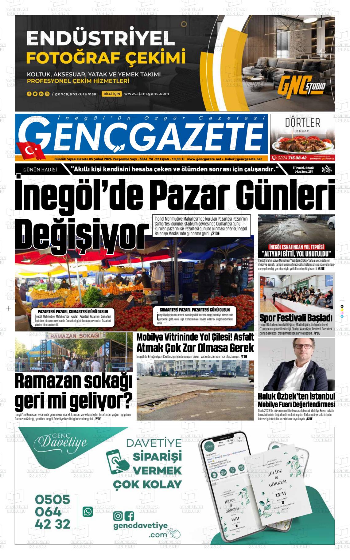 Bursa Gencgazete 05.02.2026