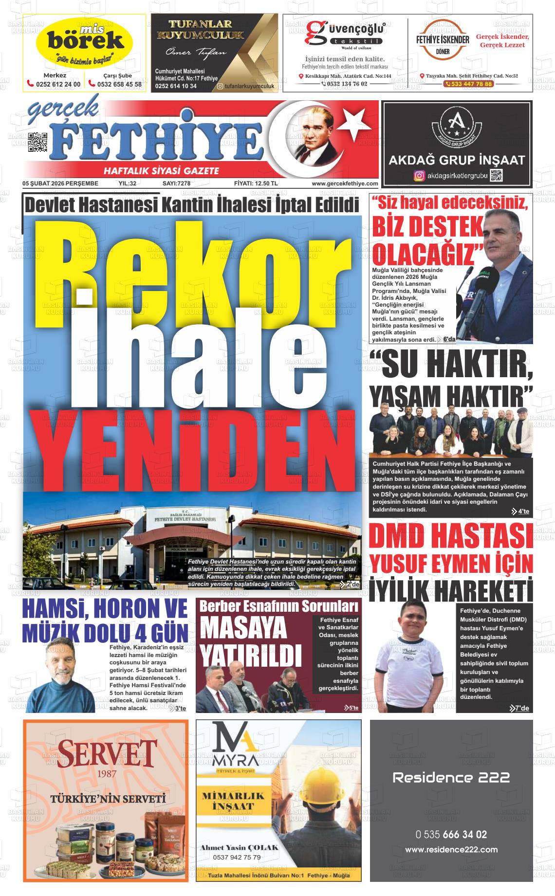 Mugla Gercekfethiye 05.02.2026