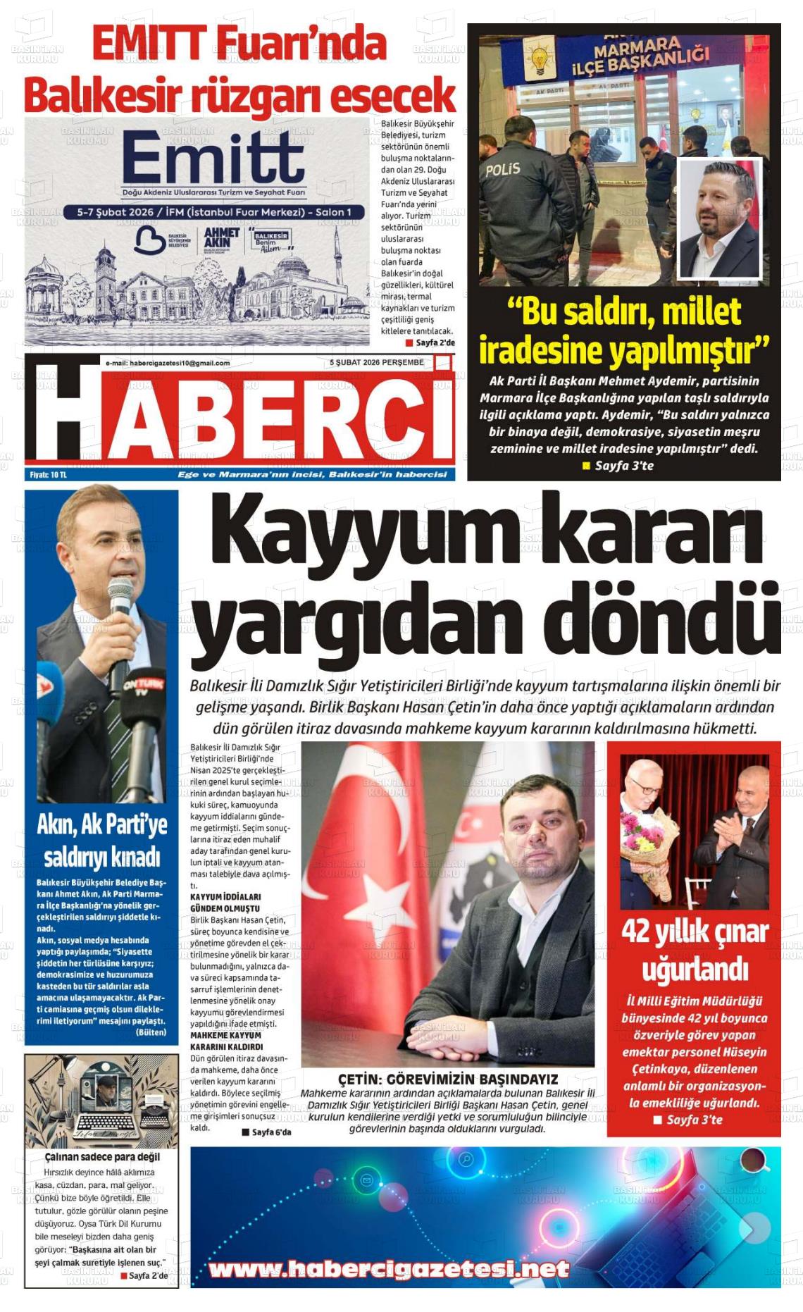 Mersin Haberci 05.02.2026
