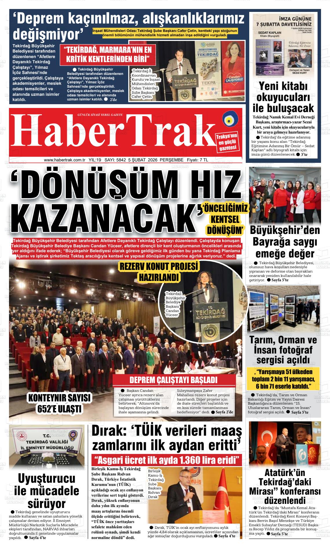 Tekirdag Habertrak 05.02.2026