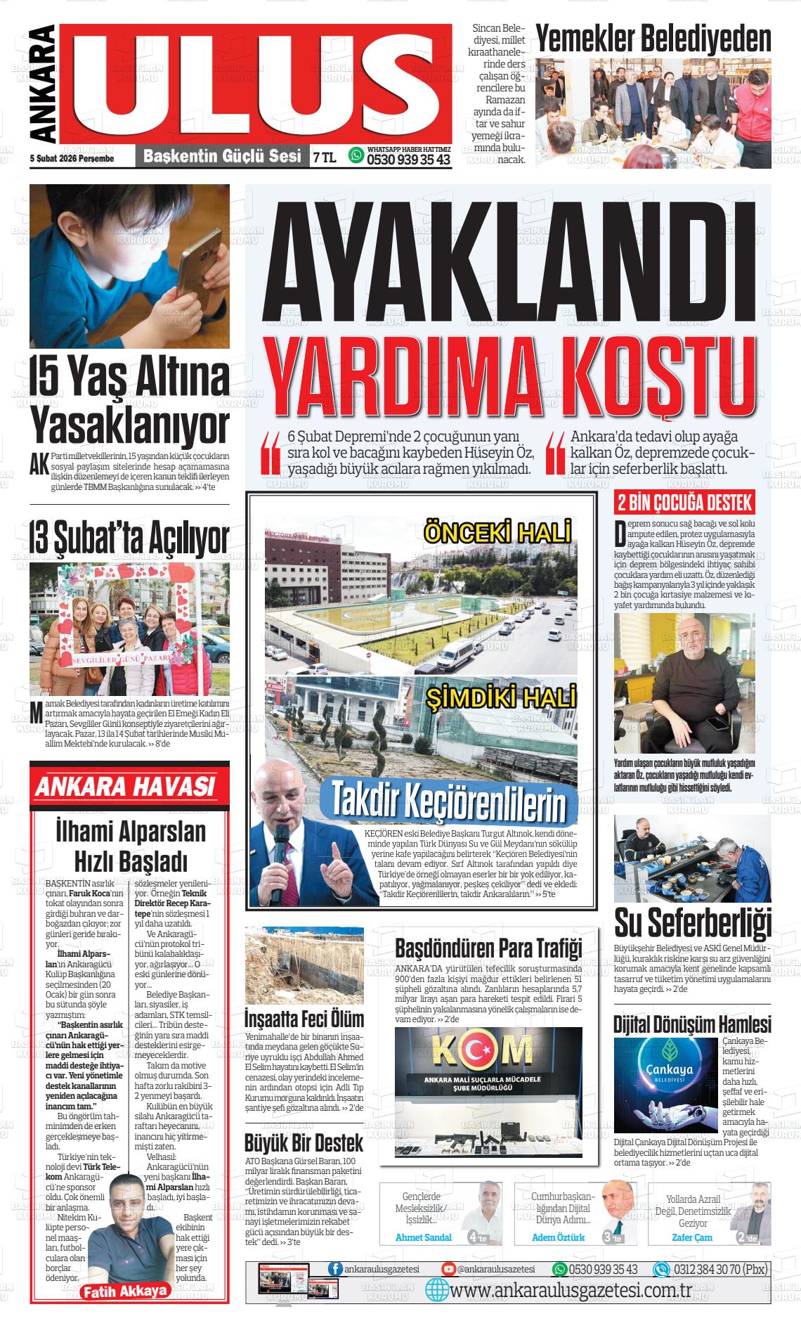 Ankara Habervaktim 05.02.2026