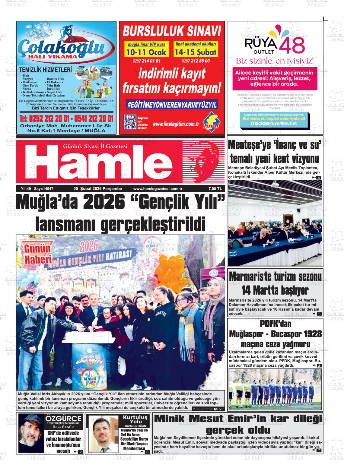 Mugla Hamle 05.02.2026