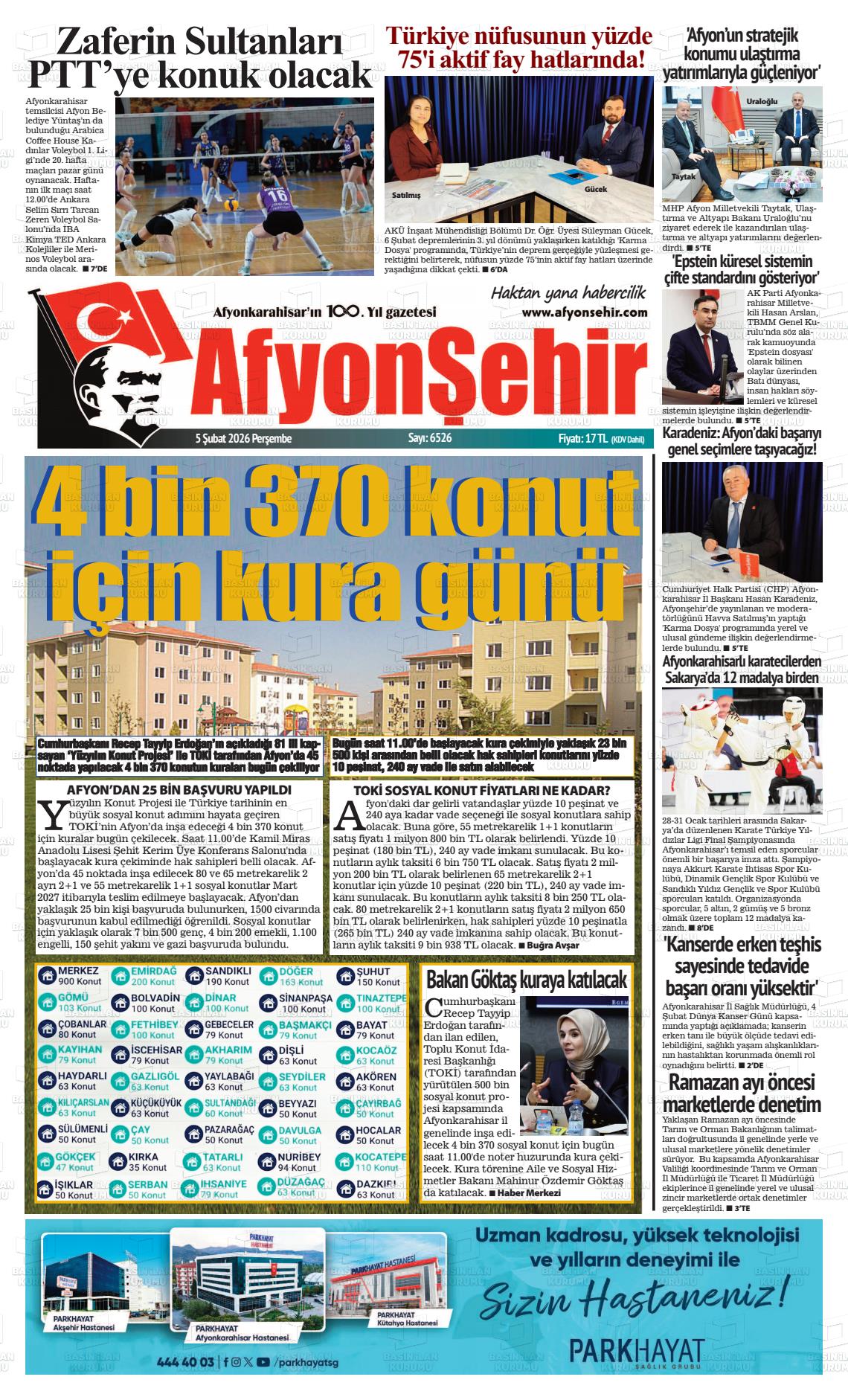 Afyonkarahisar Hisar 05.02.2026