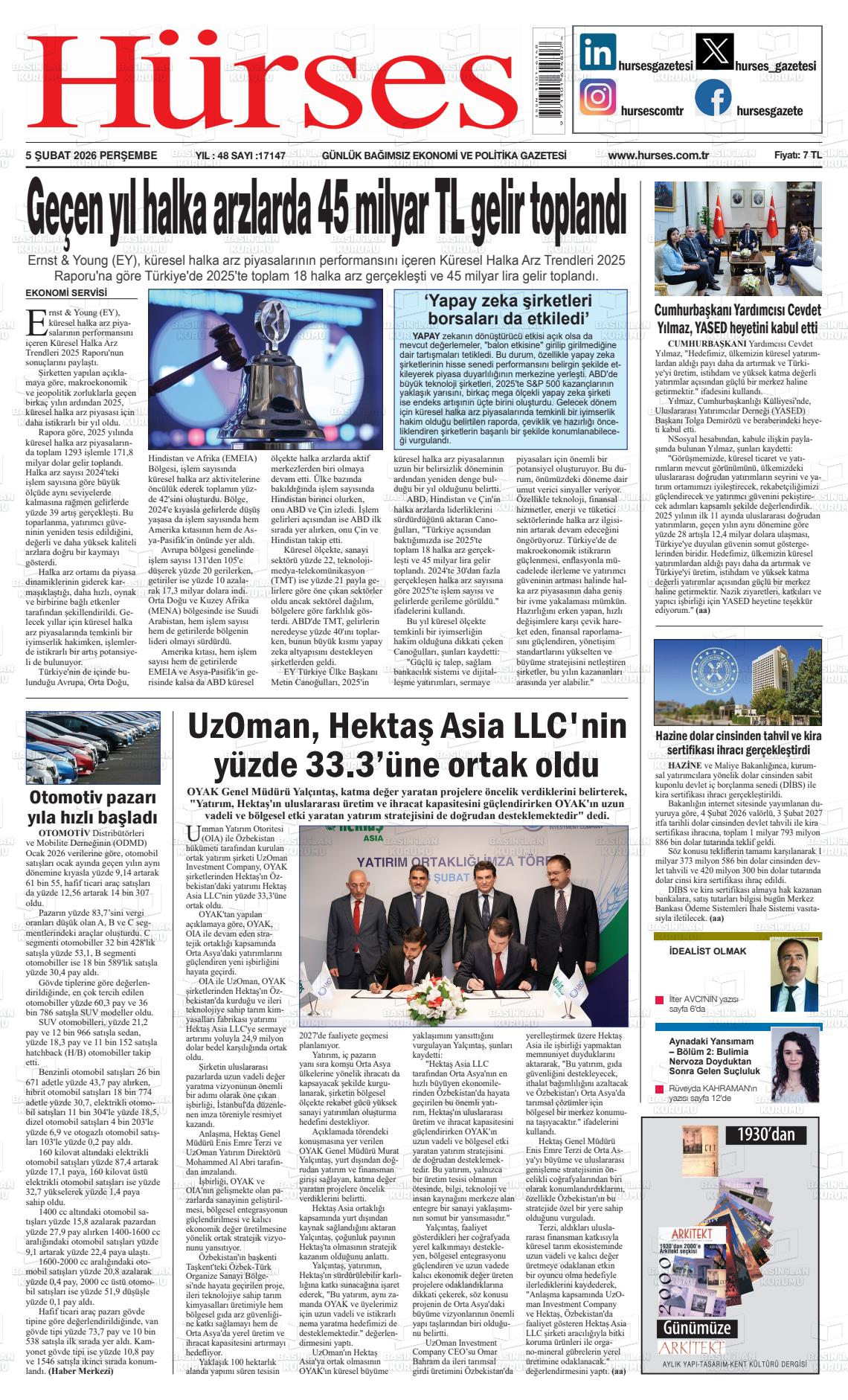 Hürses Gazetesi 05.02.2026