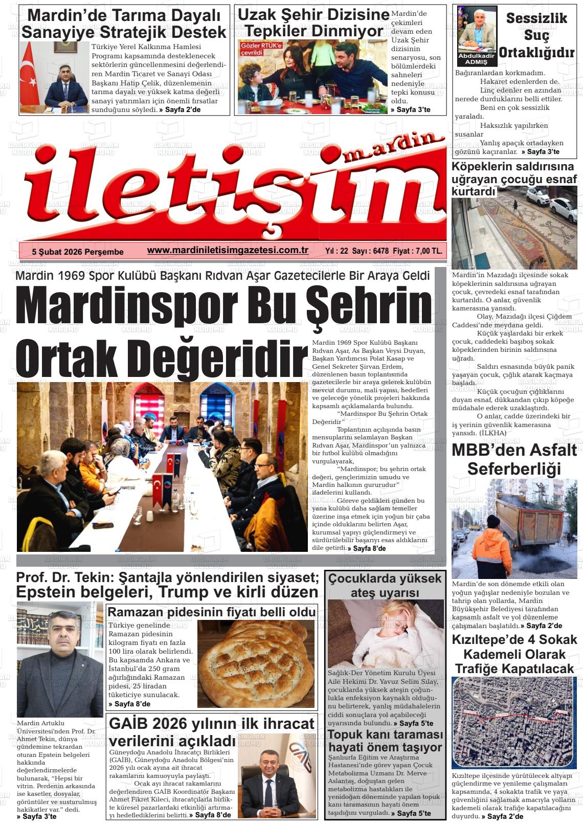 Mardin Iletisim 05.02.2026