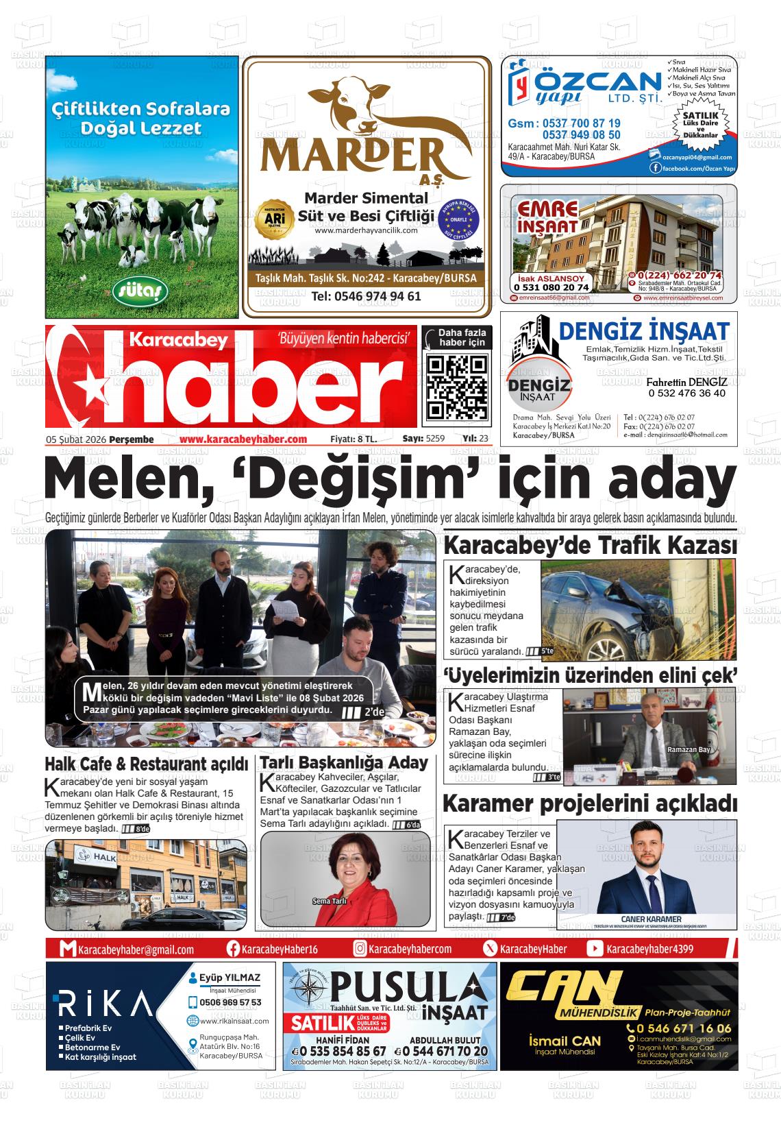 Bursa Karacabeyhaber 05.02.2026