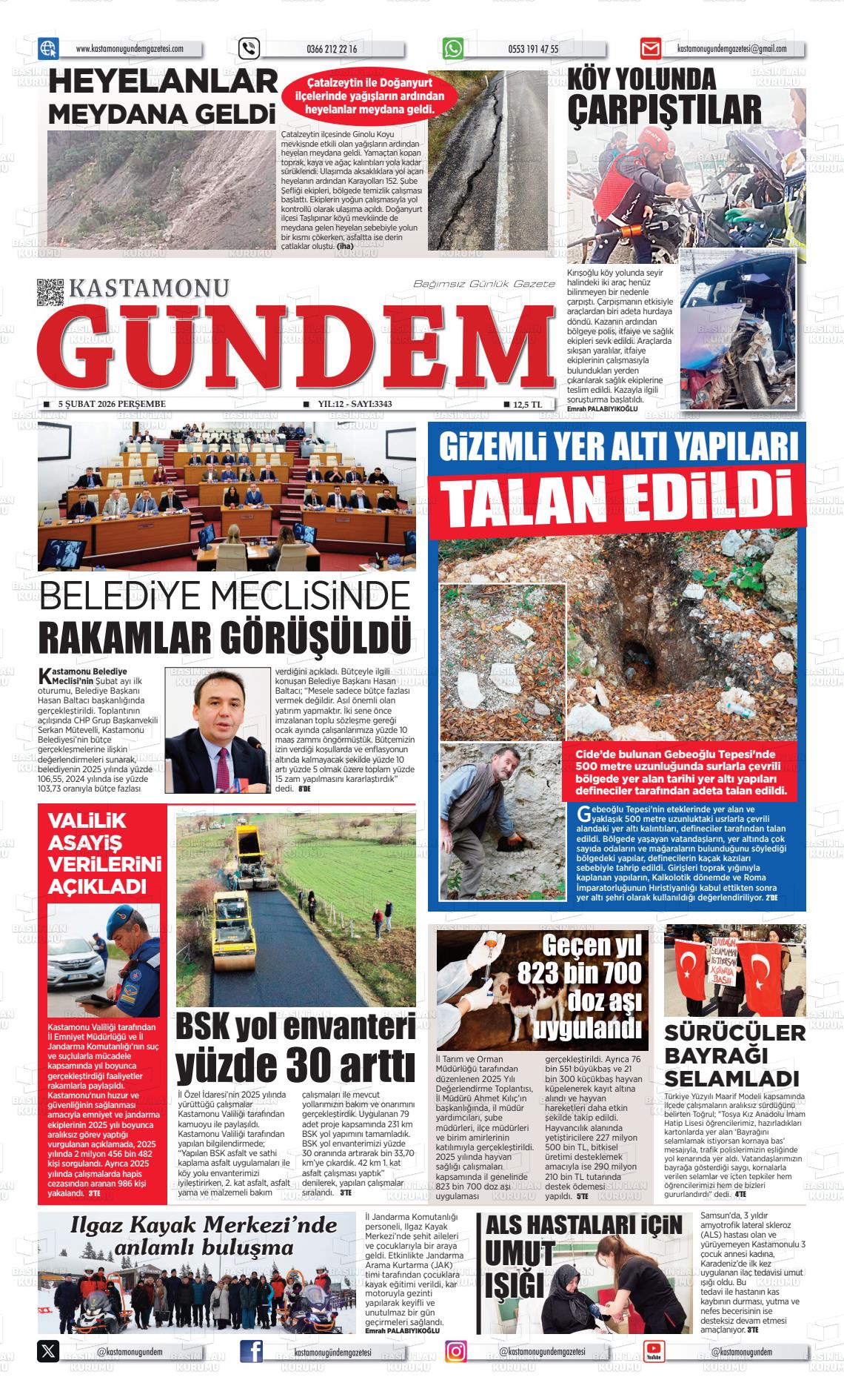 Kastamonu Gundem 05.02.2026