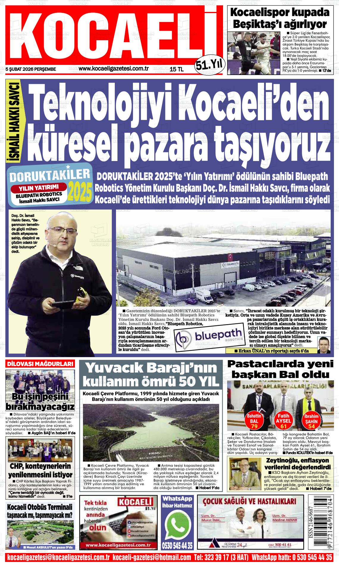 Kocaeli 05.02.2026