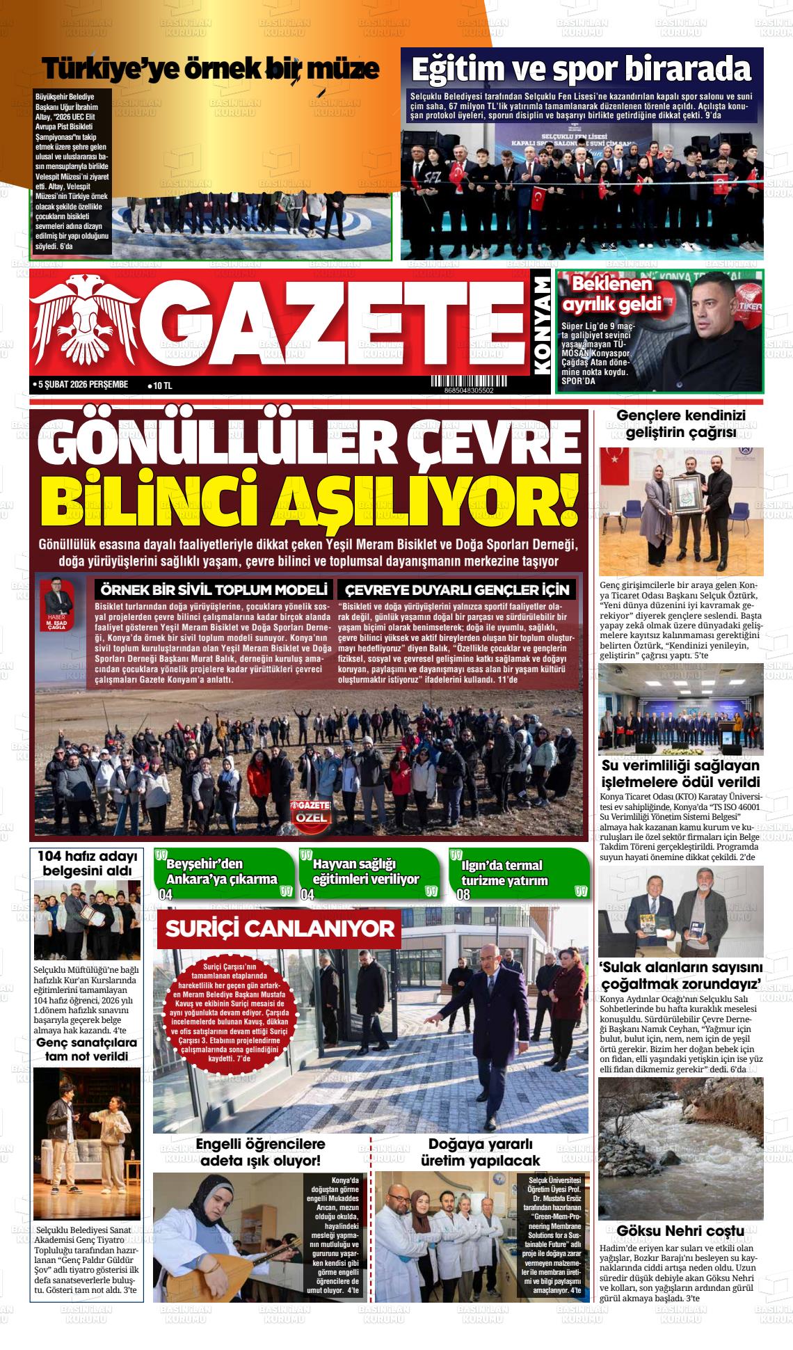 Konya Yenigun 05.02.2026