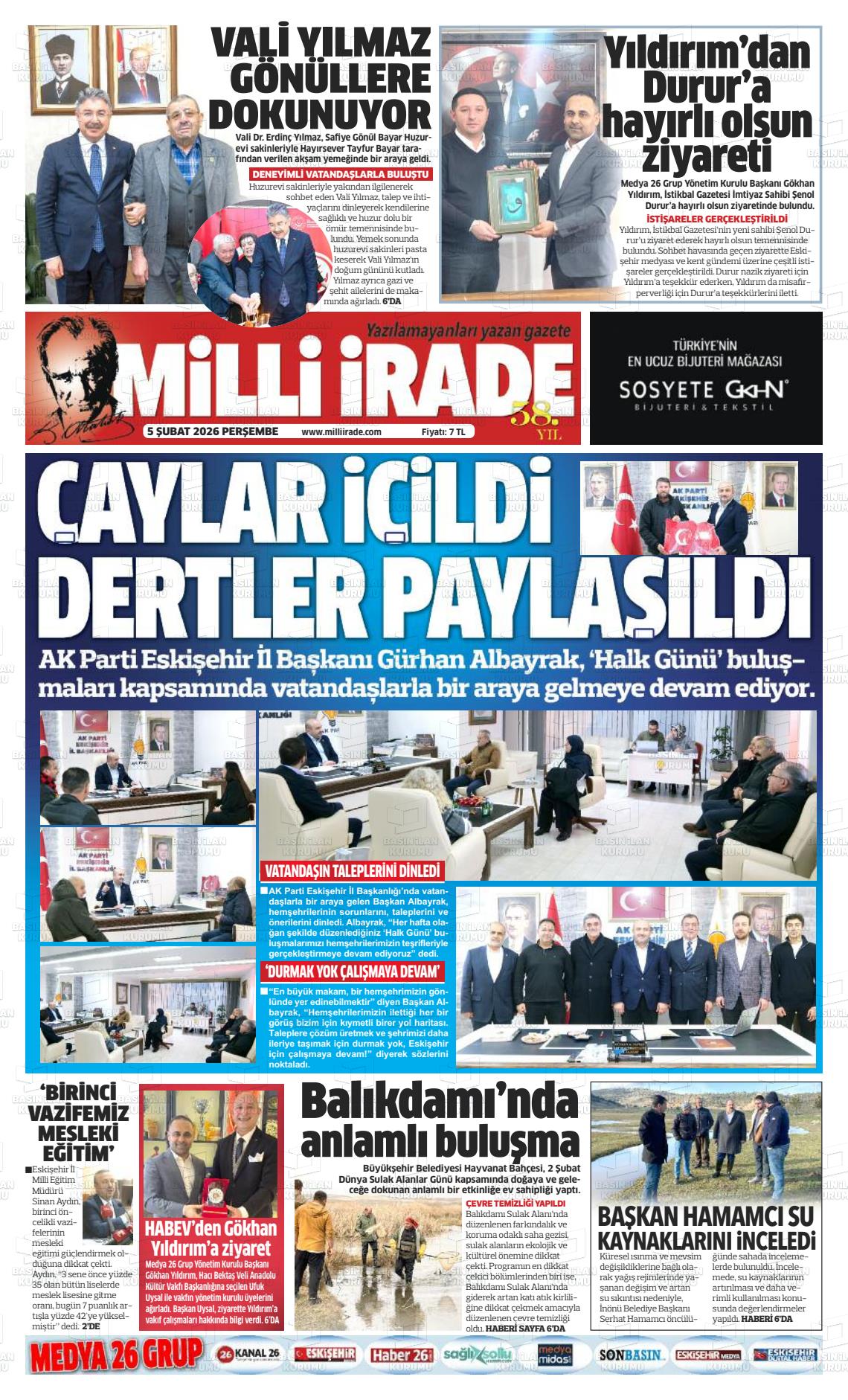 Konya Milliirade 05.02.2026