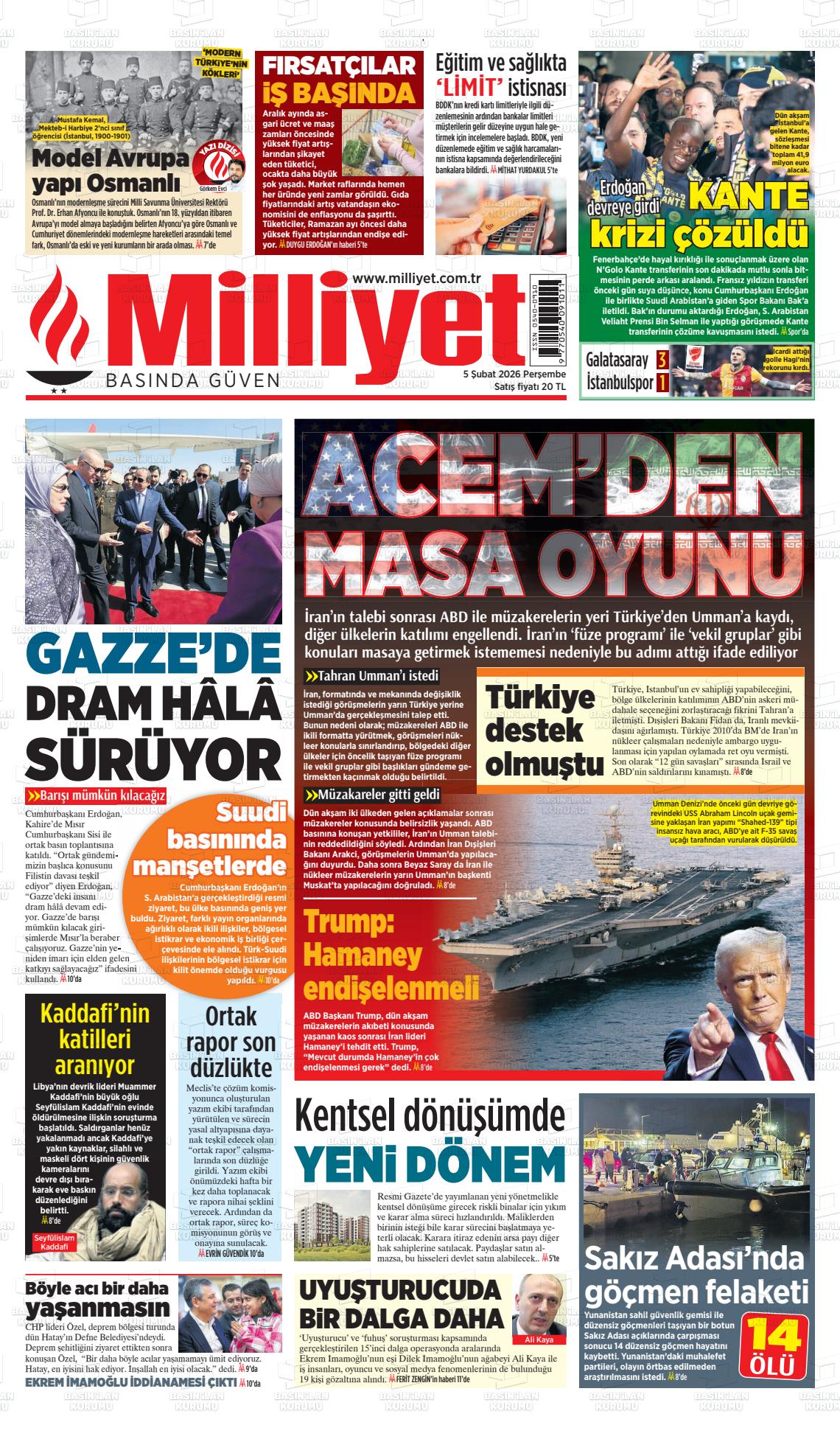 Milliyet Gazetesi 05.02.2026
