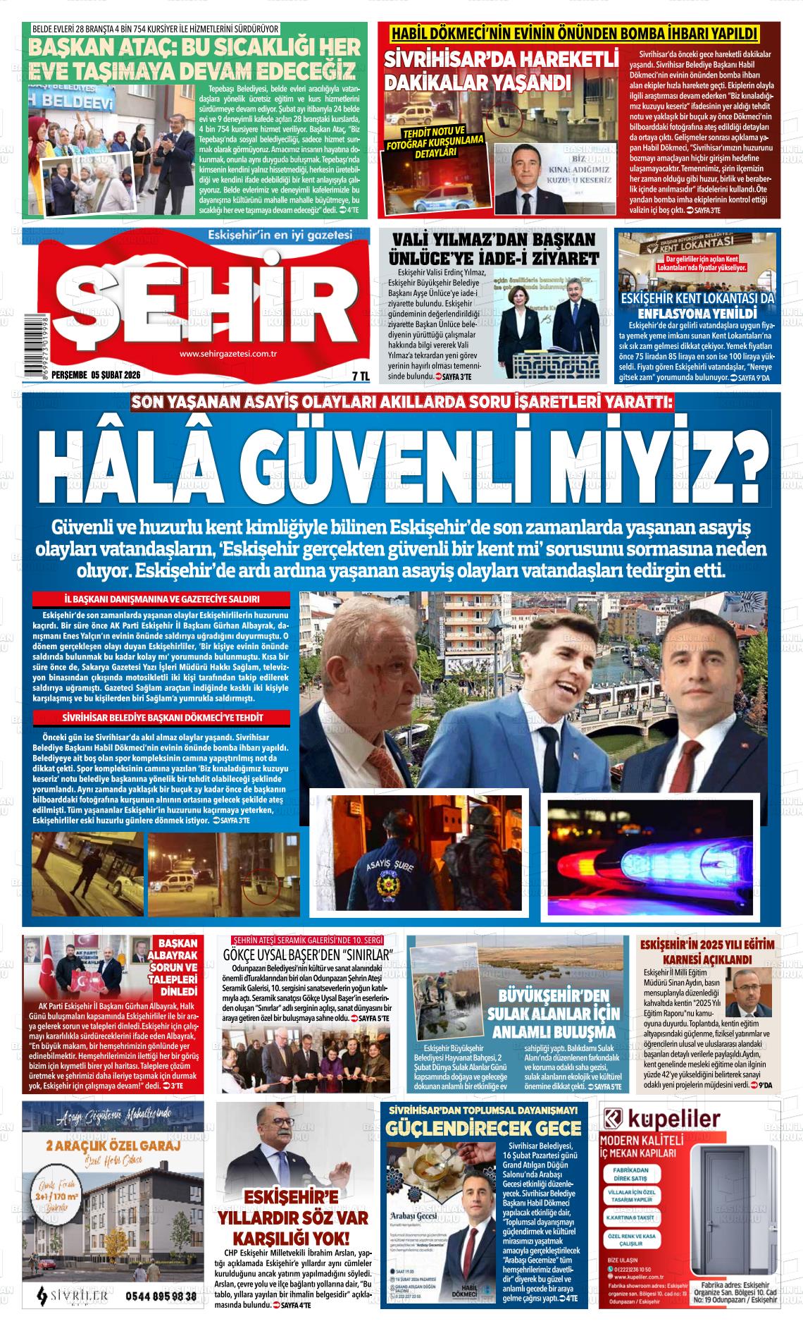 Eskisehir Sehir 05.02.2026