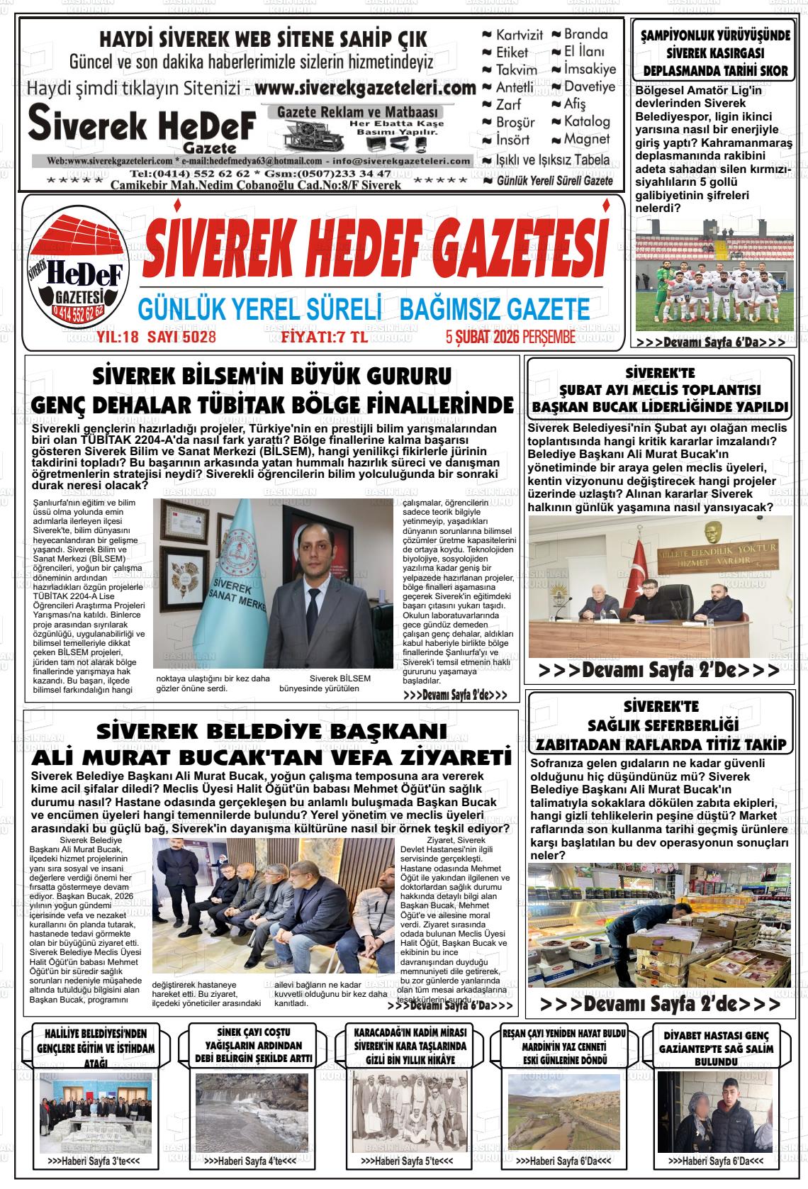 Sanliurfa Siverekhedef 05.02.2026