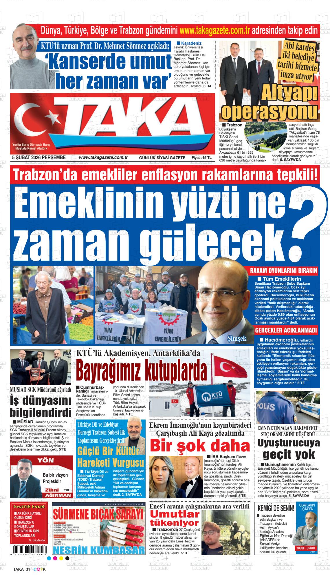 Trabzon Taka 05.02.2026