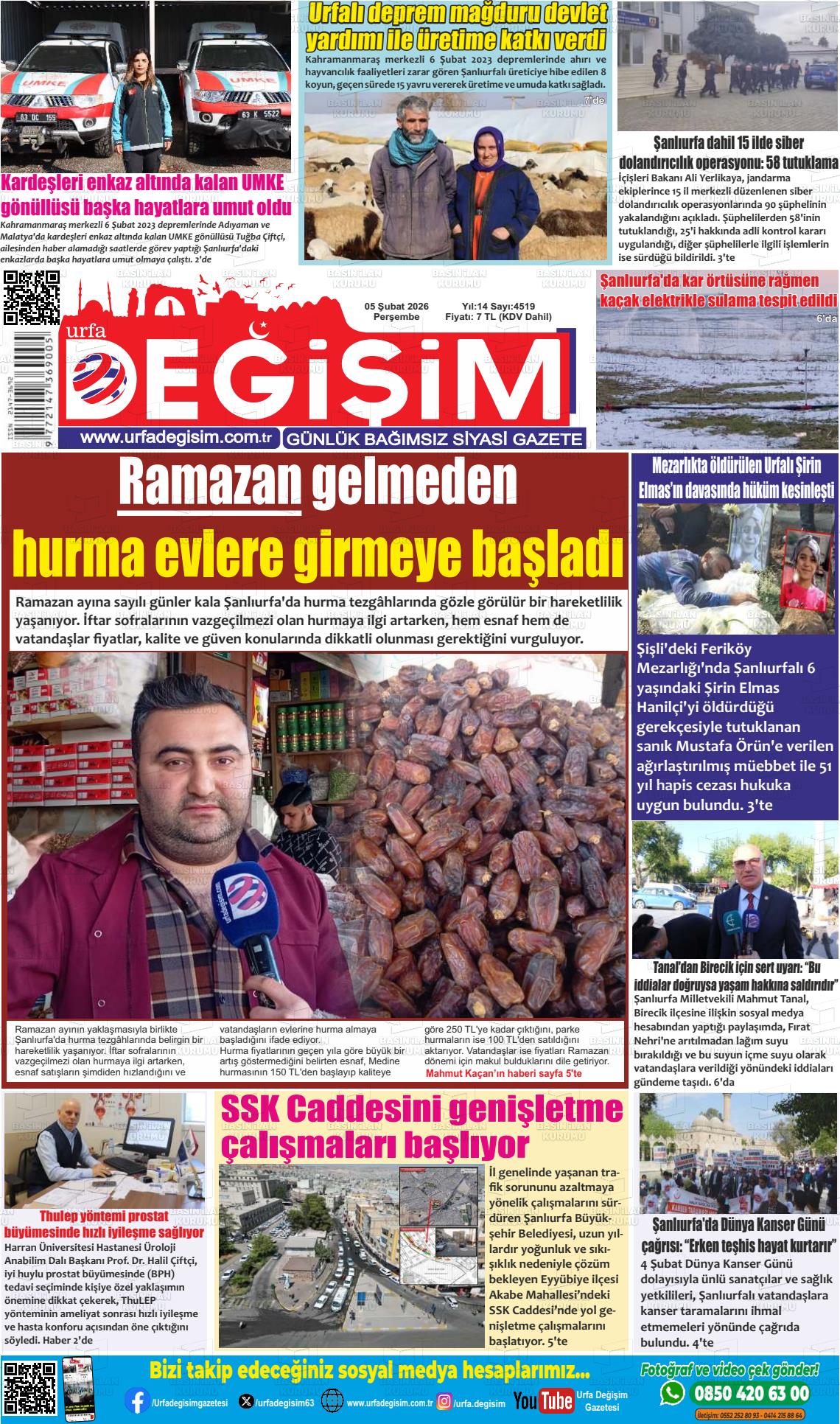 Sanliurfa Urfastar 05.02.2026