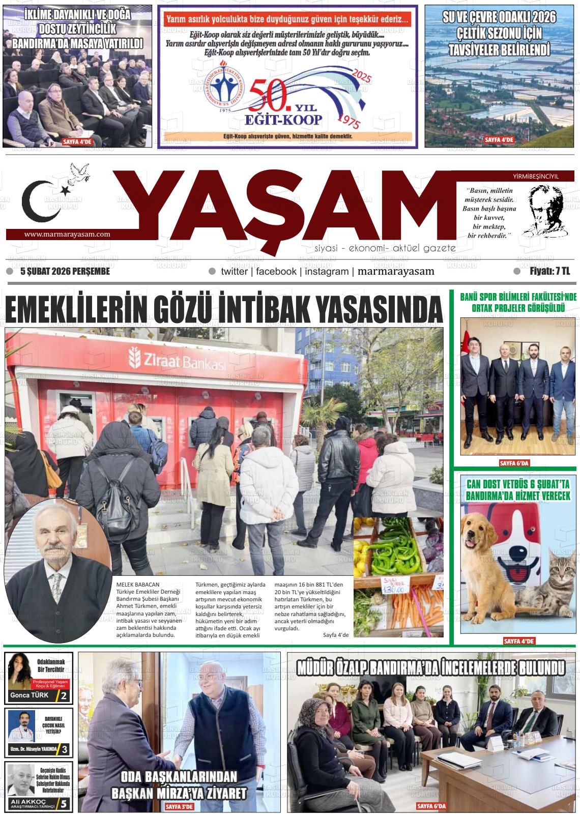 Canakkale Yasam 05.02.2026