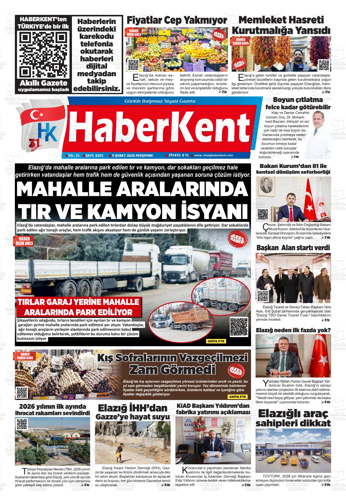 Elazig Yenicag 05.02.2026