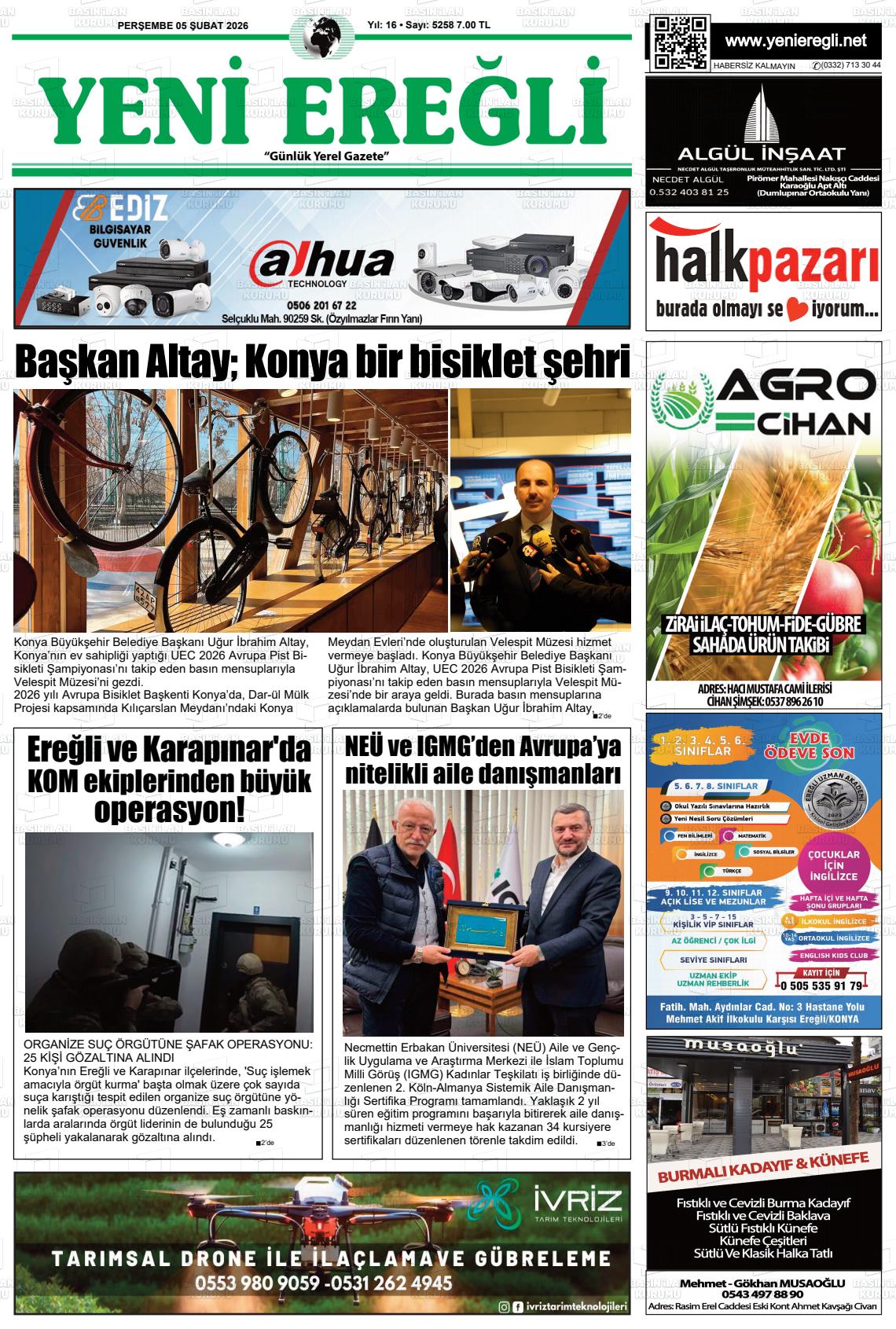 Konya Yenieregli 05.02.2026