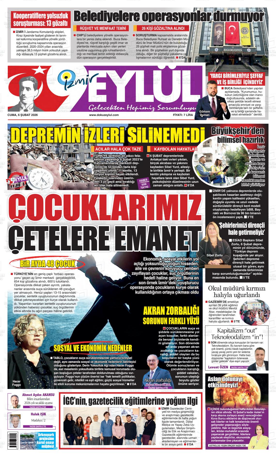 Izmir 9 Eylul 06.02.2026